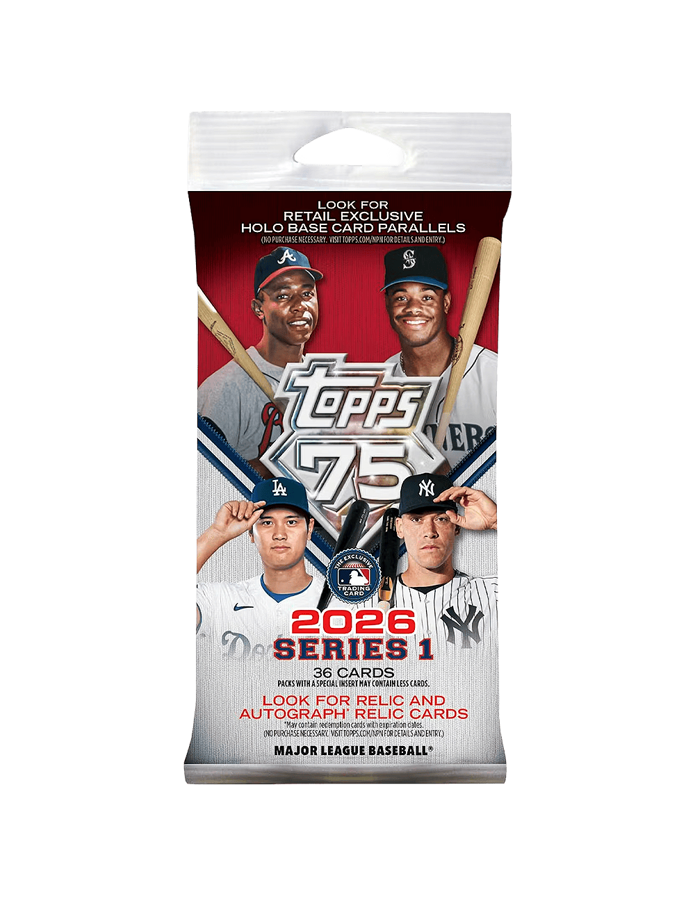 Topps Cards 2026 Topps MLB Series 1 Baseball Trading Card Value Fat Pack