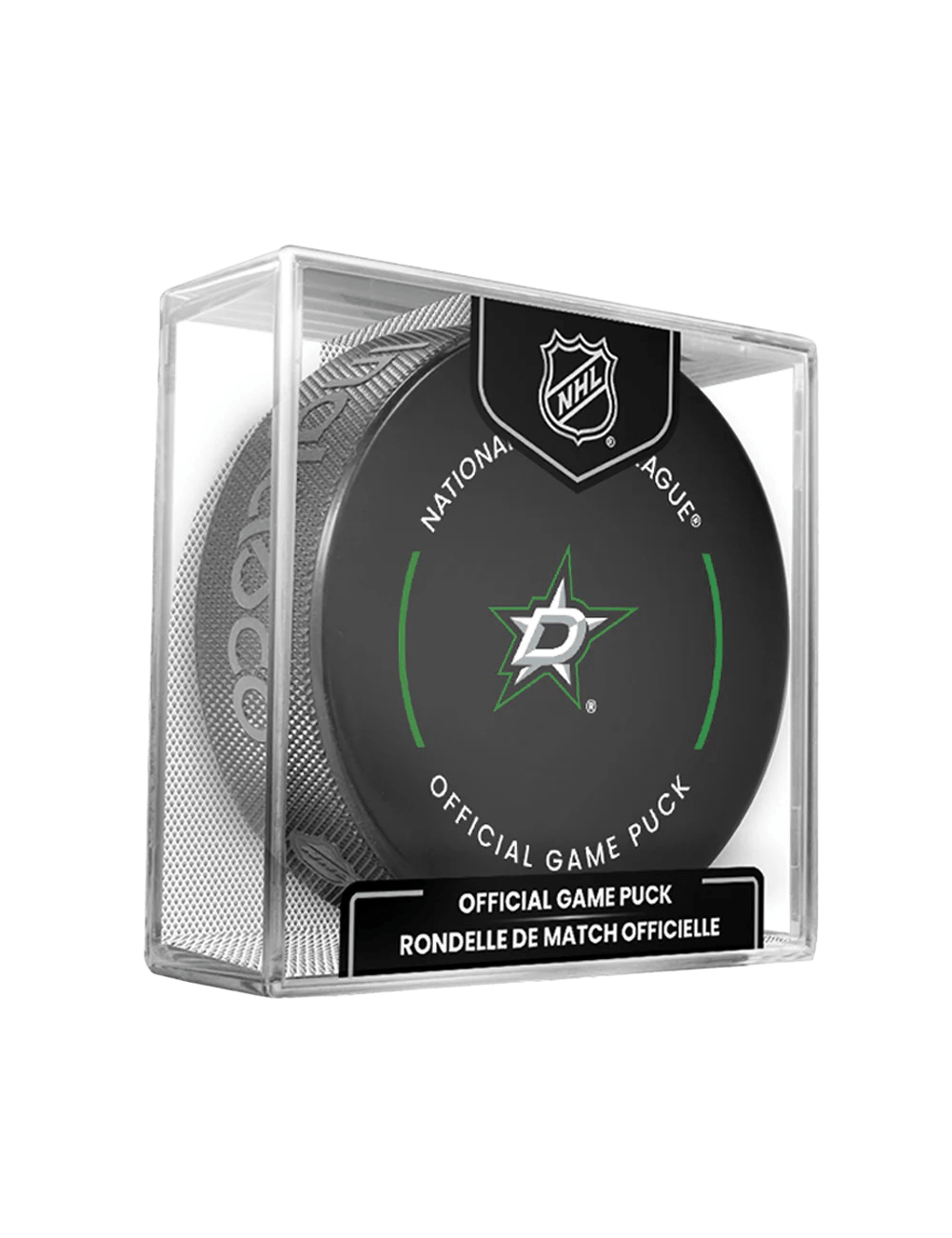 Dallas Stars Inglasco NHL 25-26 Official Game Hockey Puck In Cube