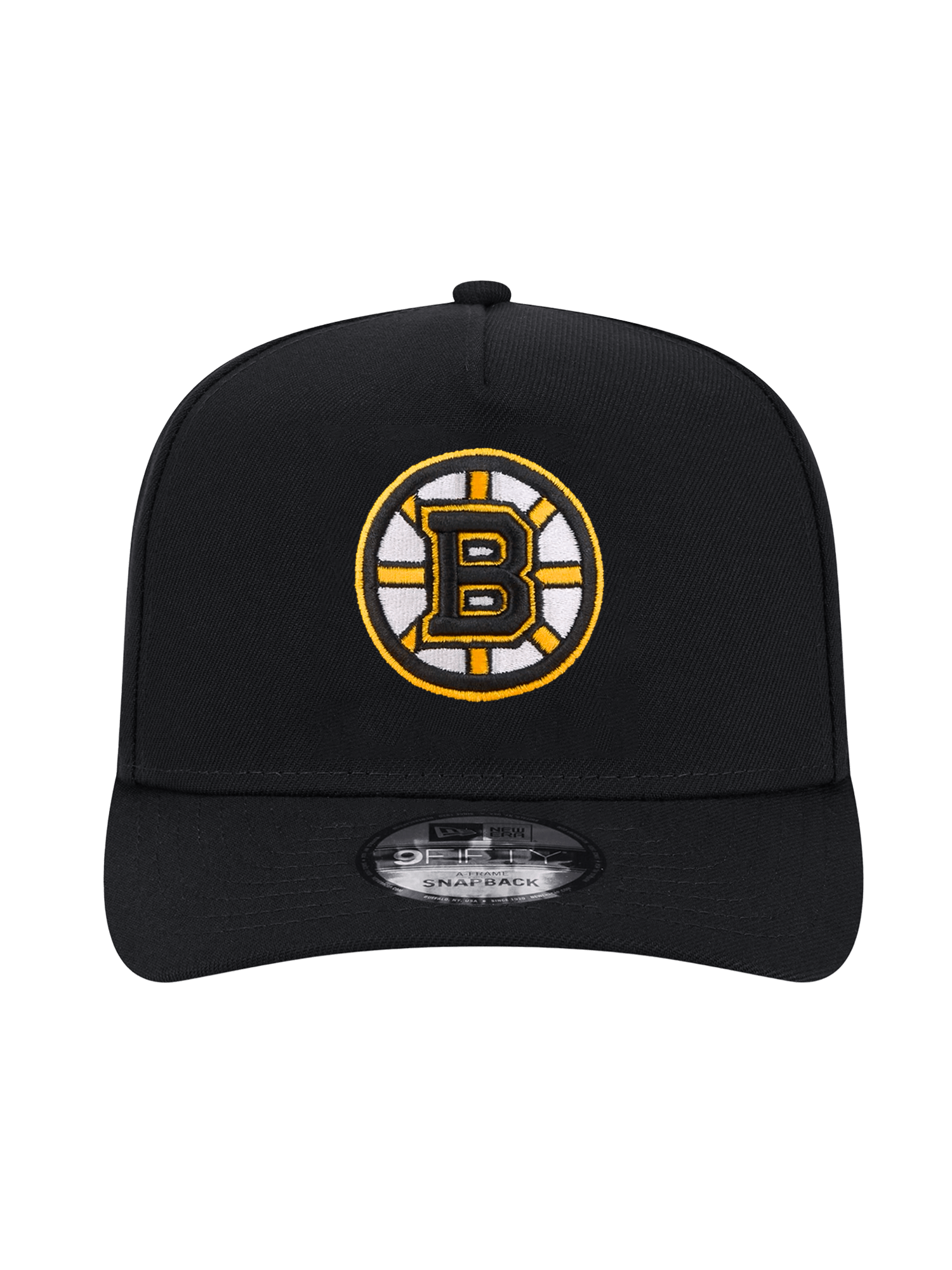 Boston Bruins New Era NHL Team Pre-Curved 9FIFTY A-Frame Snapback Hat - Black