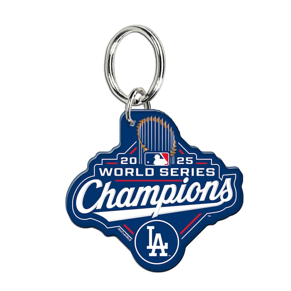 Los Angeles Dodgers Wincraft MLB 2025 Champs Premium Acrylic Key Ring