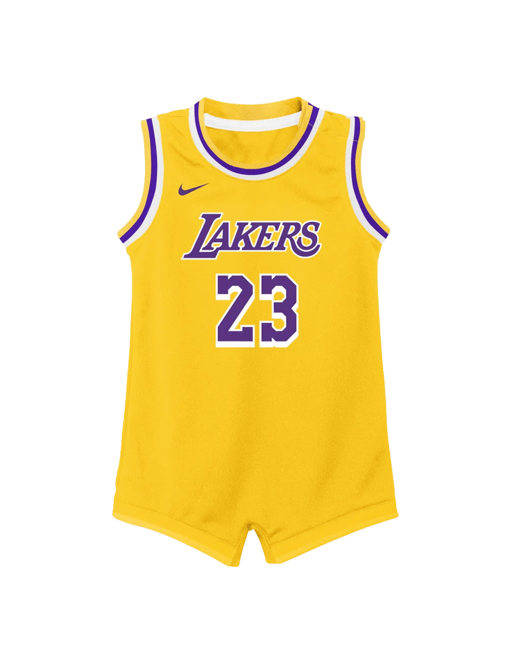 Infants LeBron James Los Angeles Lakers Nike NBA Replica Onesie - Gold