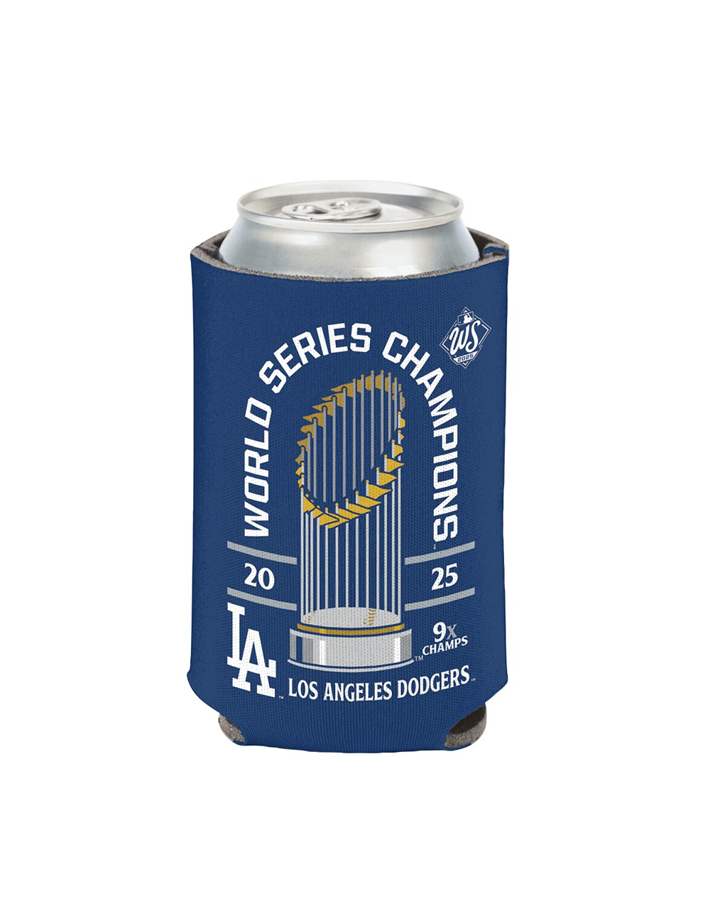 Los Angeles Dodgers Wincraft MLB 2025 Champs Can Cooler/Stubby Holder