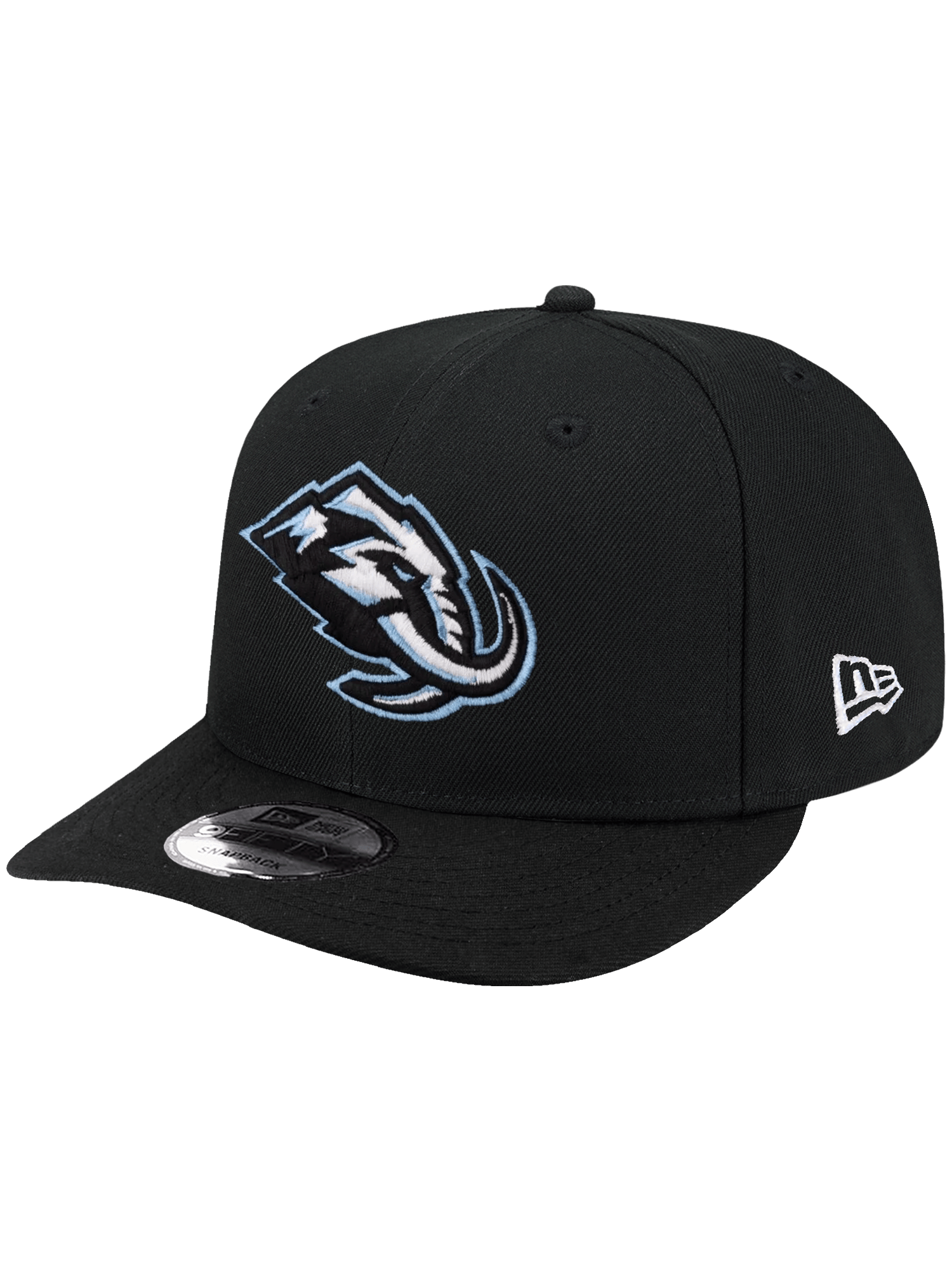 Utah Mammoth New Era NHL Team 9FIFTY Pre-Curved Snapback Hat - Black