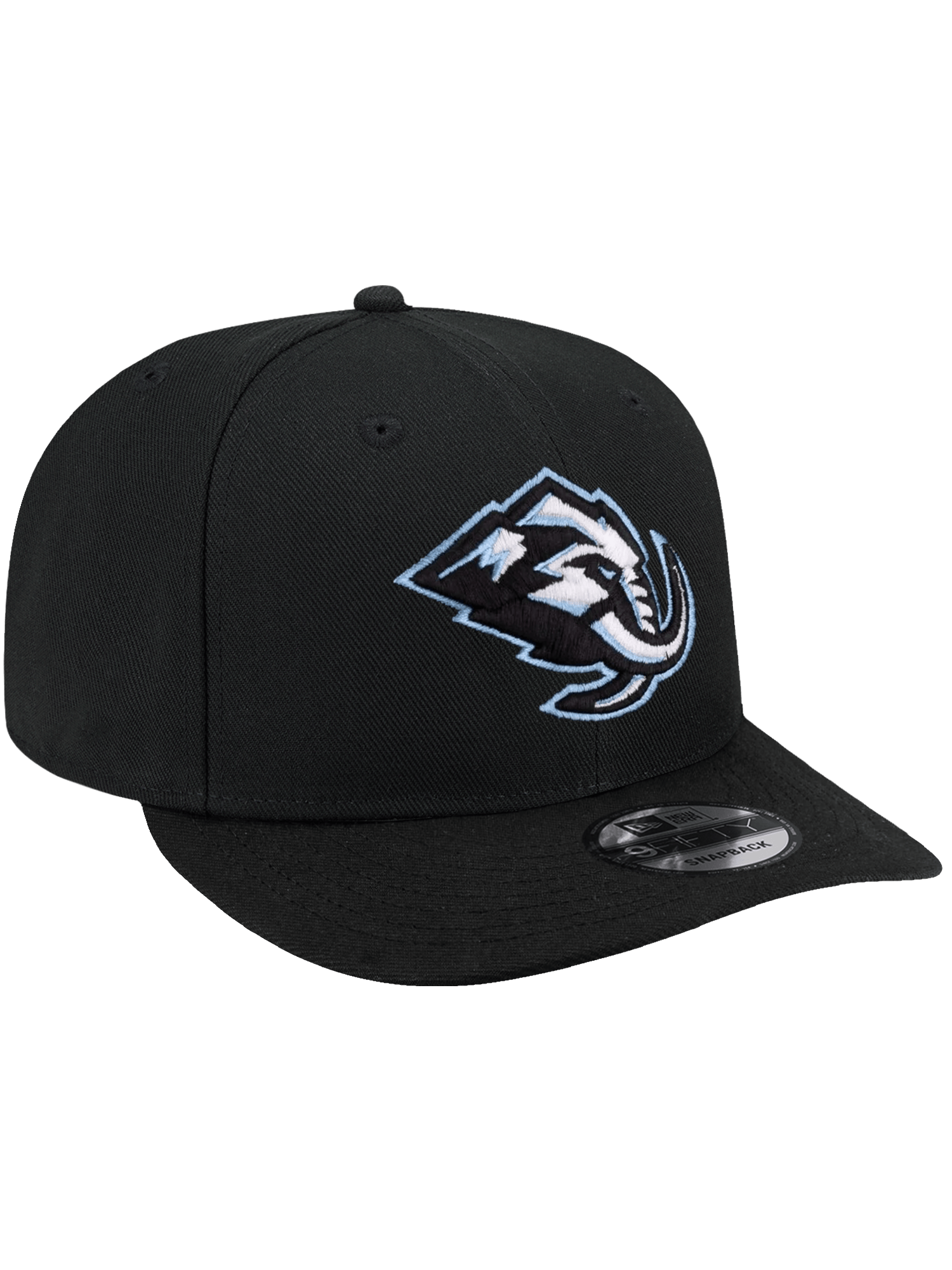 Utah Mammoth New Era NHL Team 9FIFTY Pre-Curved Snapback Hat - Black