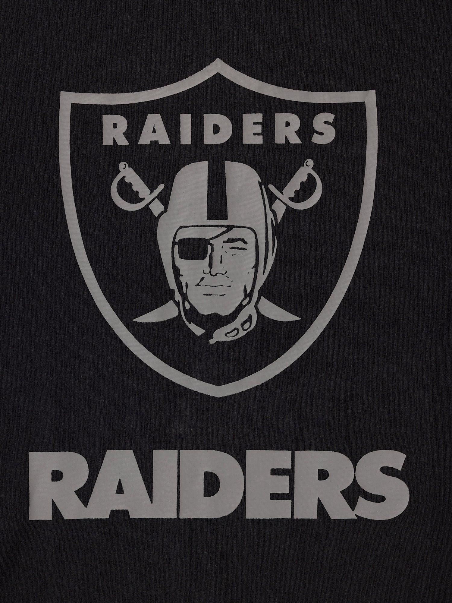 Las Vegas Raiders NFL Tonal Team Crest Vintage T-Shirt - Faded Black