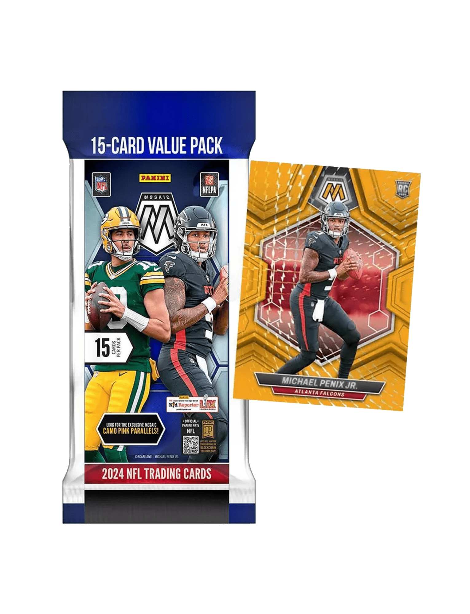 2024 Panini NFL Mosaic Football Trading Card Value Fat Pack