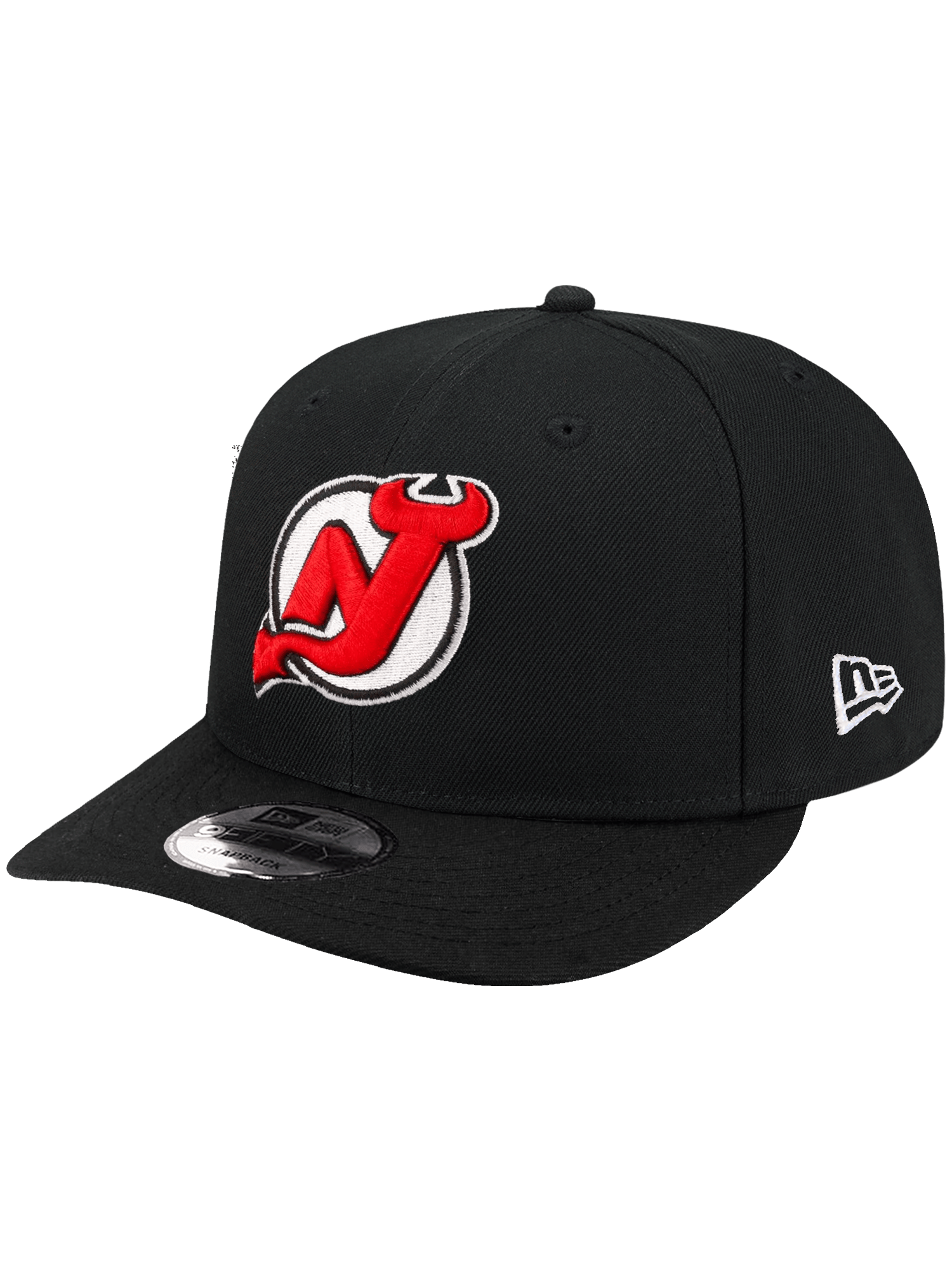 New Jersey Devils New Era NHL Team 9FIFTY Pre-Curved Snapback Hat - Black