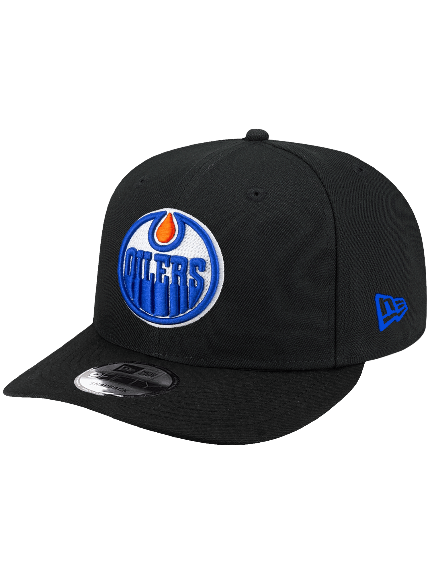 Edmonton Oilers New Era NHL Team 9FIFTY Pre-Curved Snapback Hat - Black