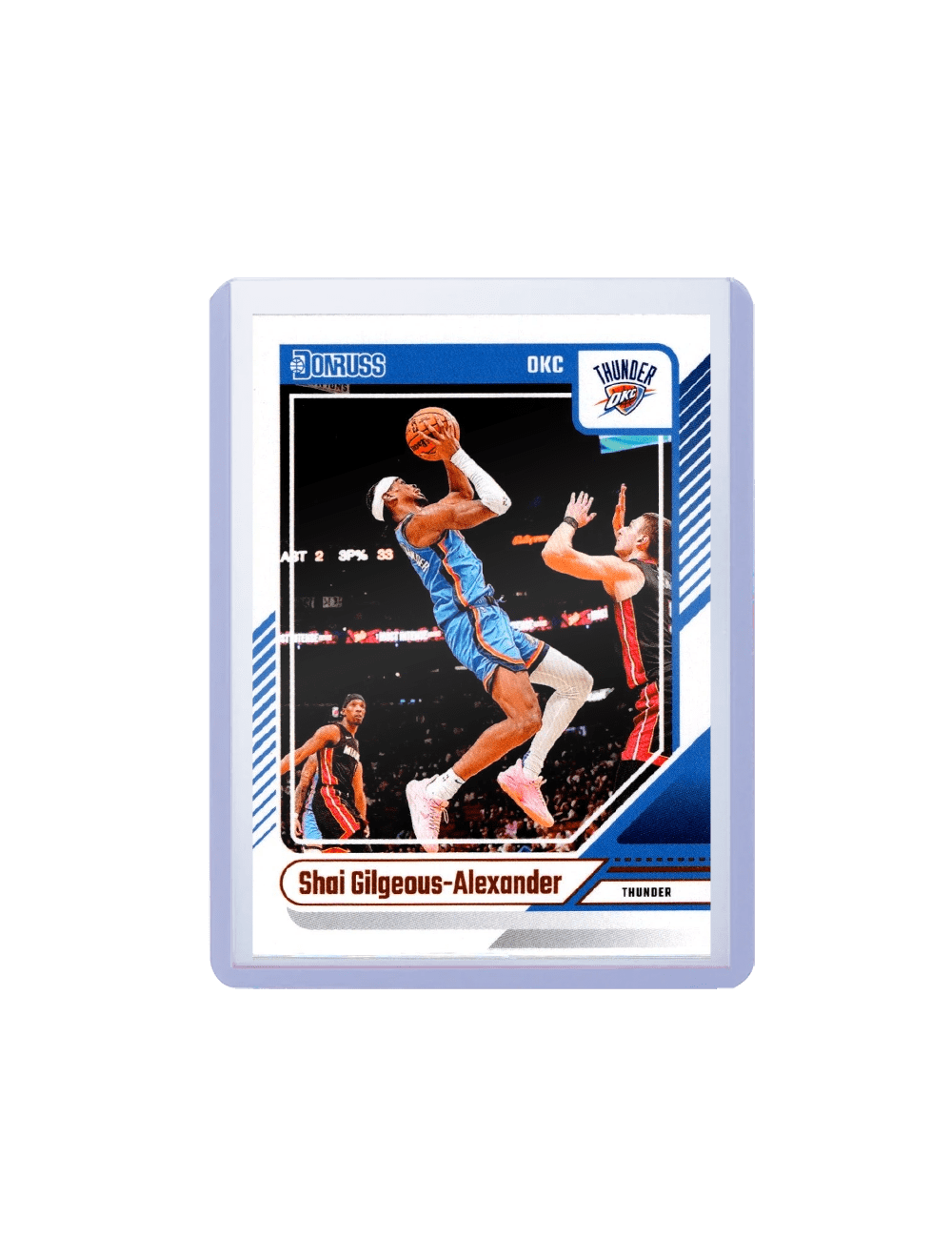 Shai Gilgeous-Alexander Oklahoma City Thunder Panini NBA 24-25 Donruss Card
