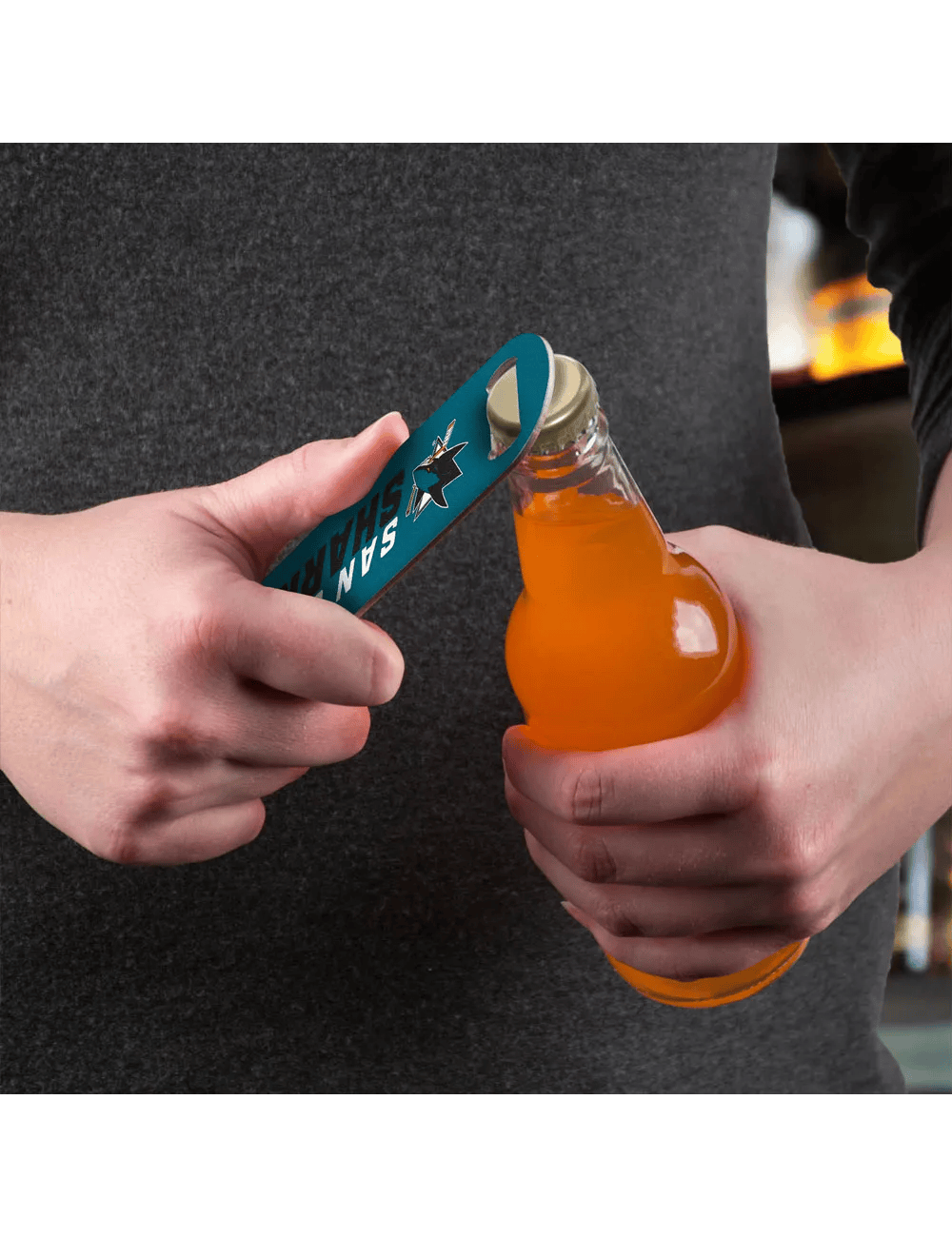 San Jose Sharks Wincraft NHL Double Sided Metal Bottle Opener