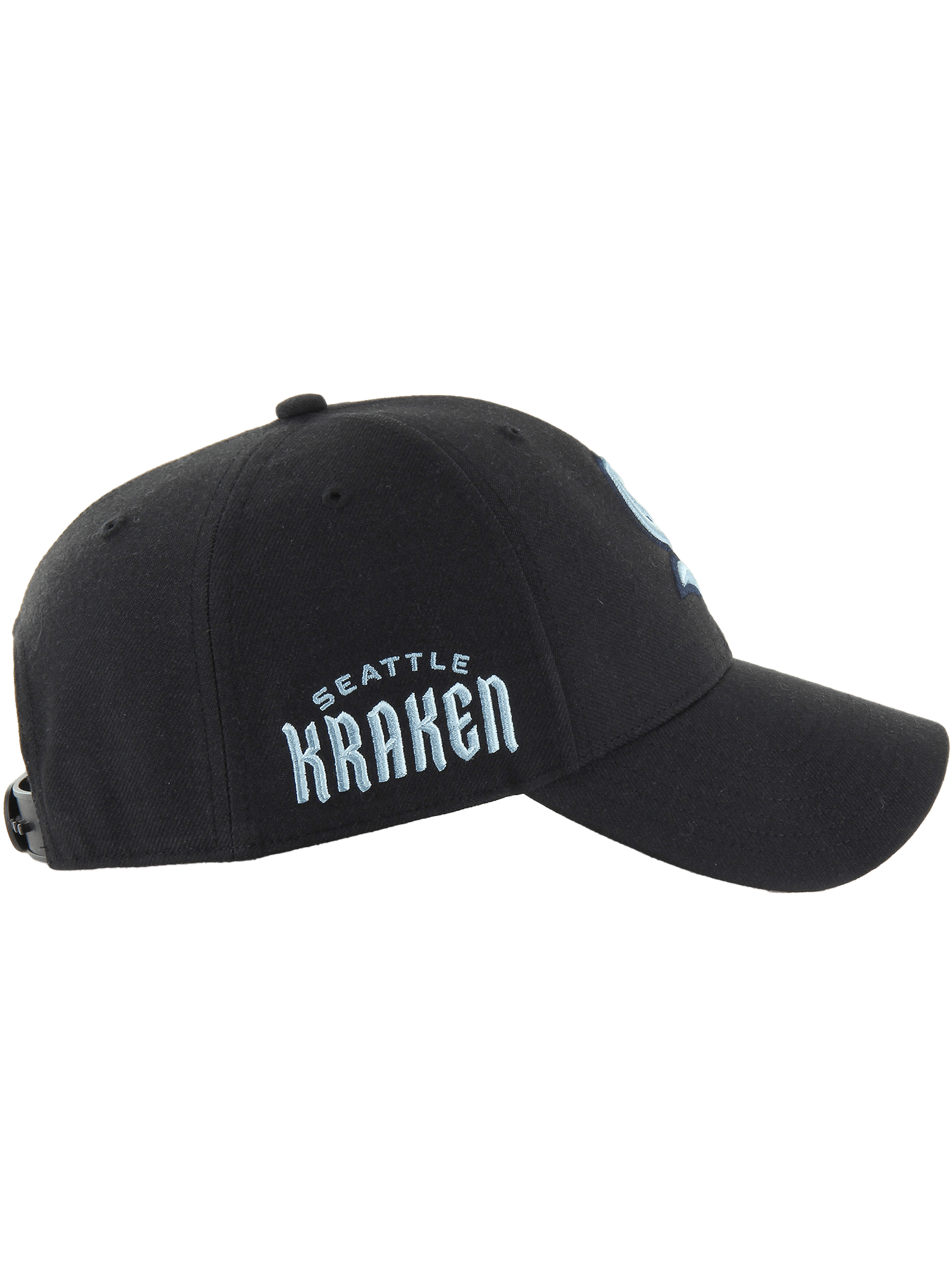 Seattle Kraken '47 NHL Wordmark Hit MVP Snapback Hat - Black