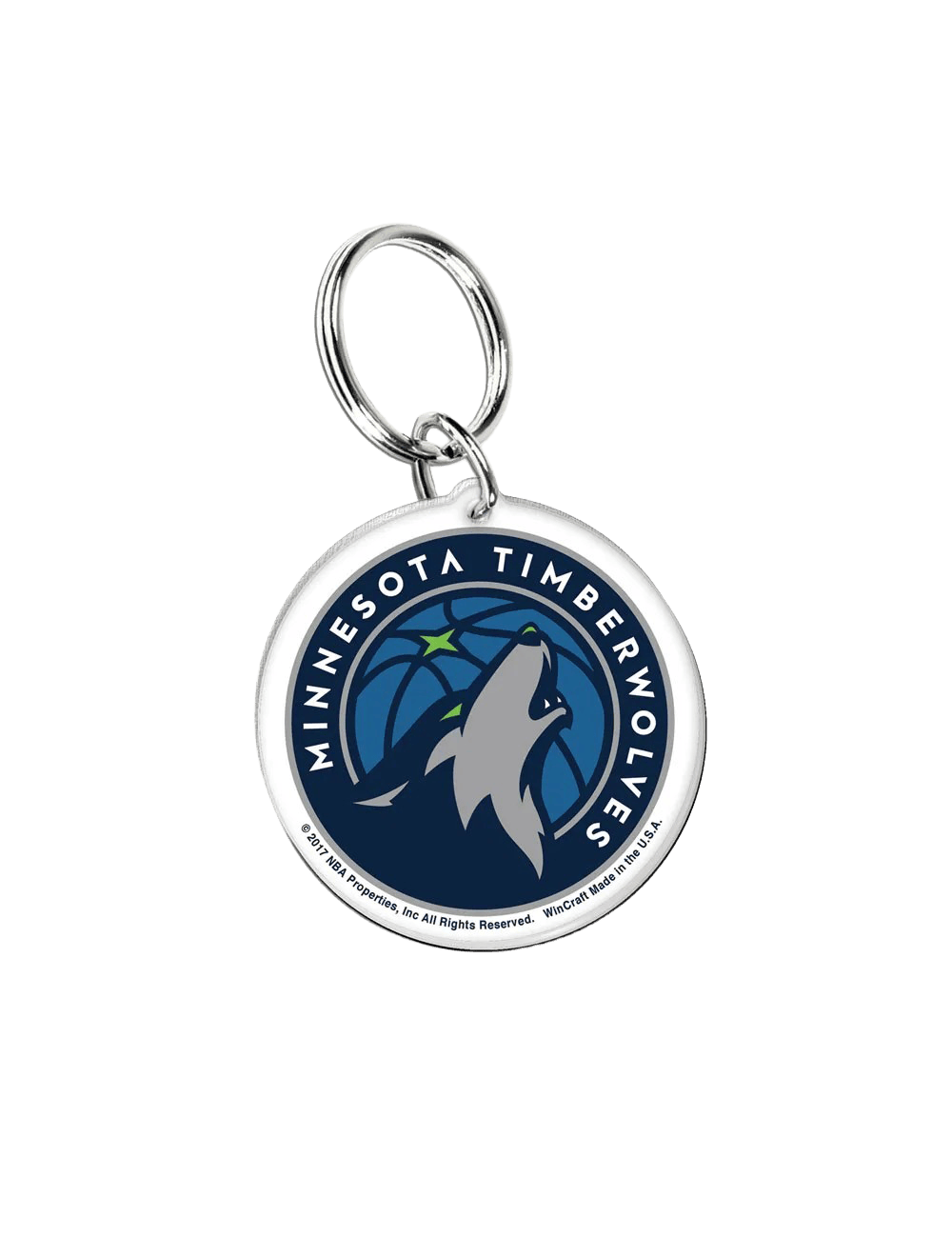 Minnesota Timberwolves Wincraft NBA Premium Acrylic Team Key Ring