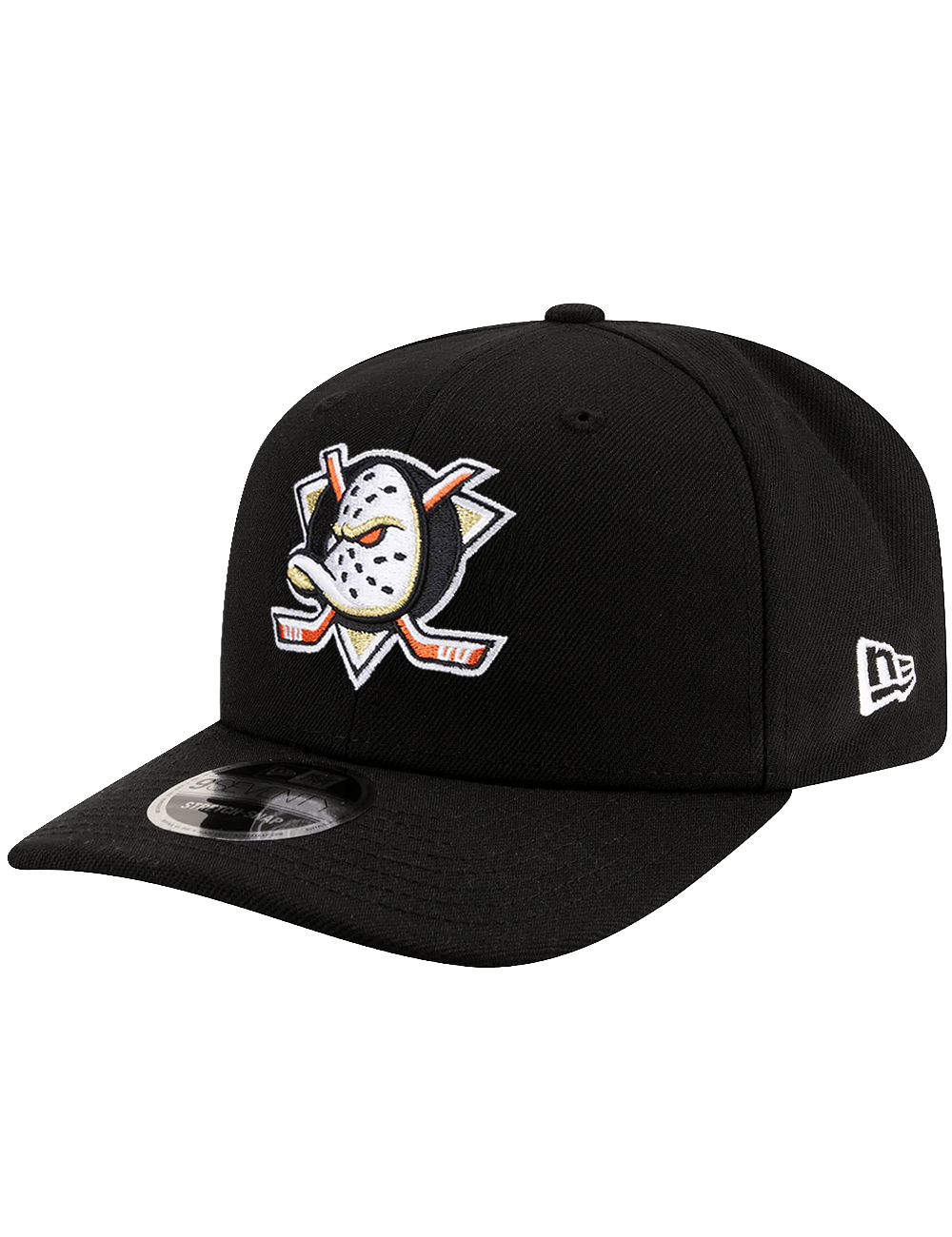 New Era Caps OSFA Anaheim Ducks New Era NHL Team 9SEVENTY Stretch-Snapback Hat - Black