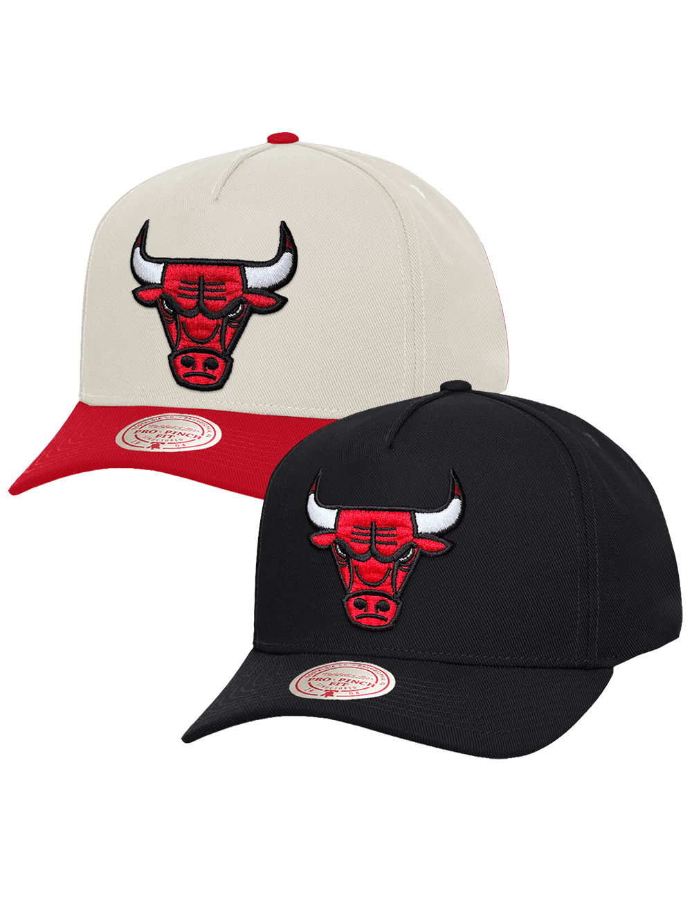 US Sports HQ Bundles Chicago Bulls Mitchell & Ness NBA Pro Pinch Snapback Hat Bundle