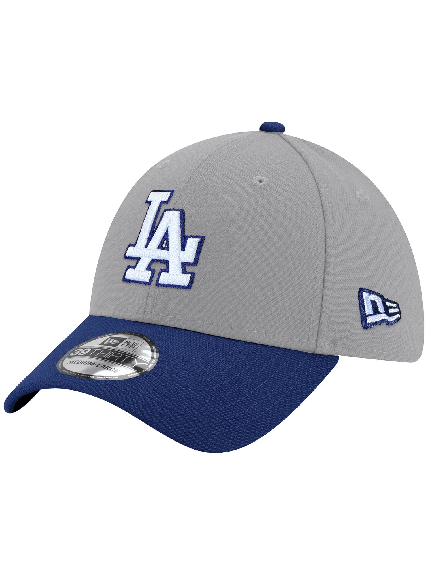 New Era Caps Los Angeles Dodgers New Era MLB Alt 39THIRTY Stretch-Fit Hat - Grey