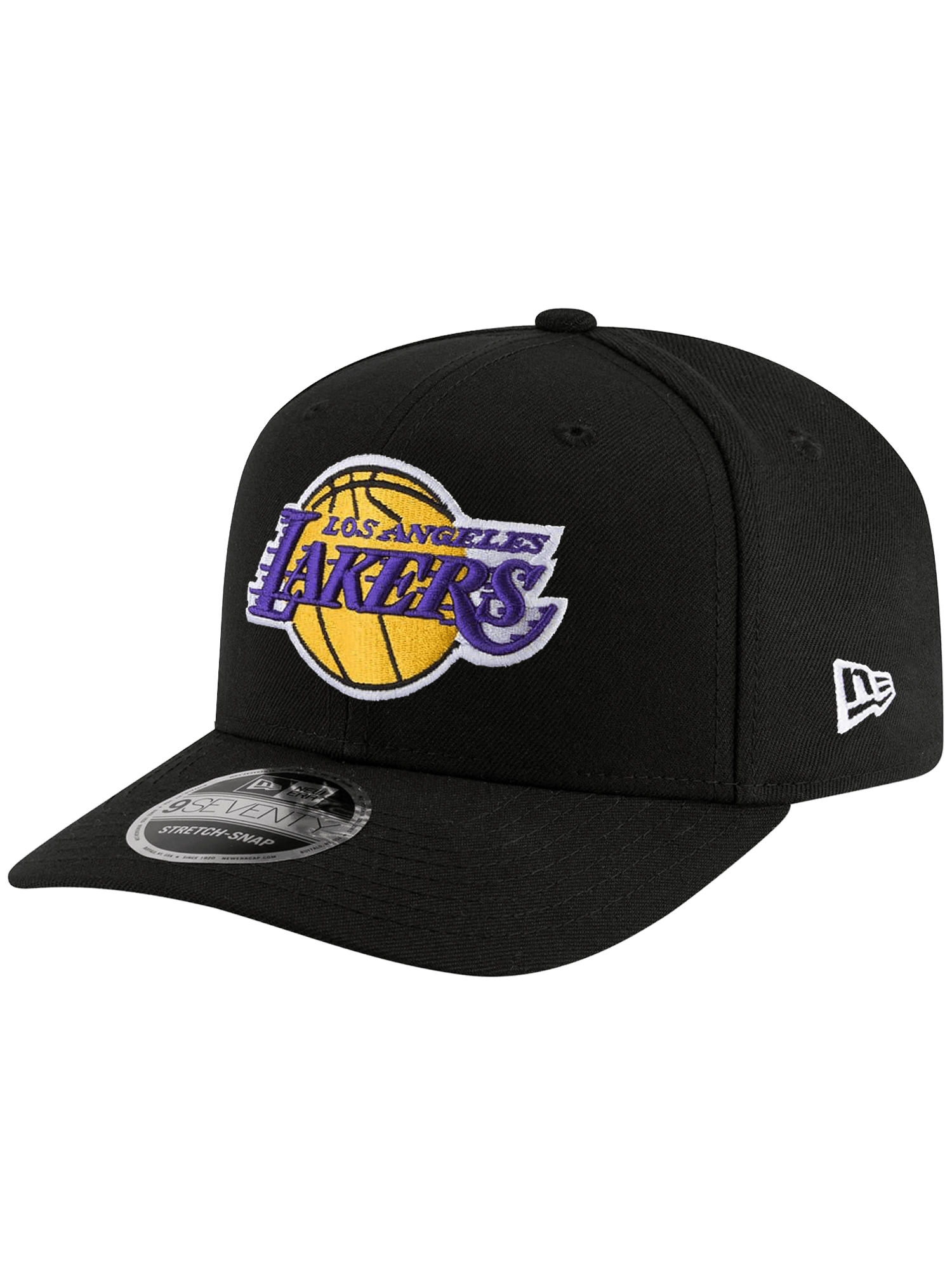 New Era Caps OSFA Los Angeles Lakers New Era NBA Team 9SEVENTY Stretch-Snapback Hat - Black