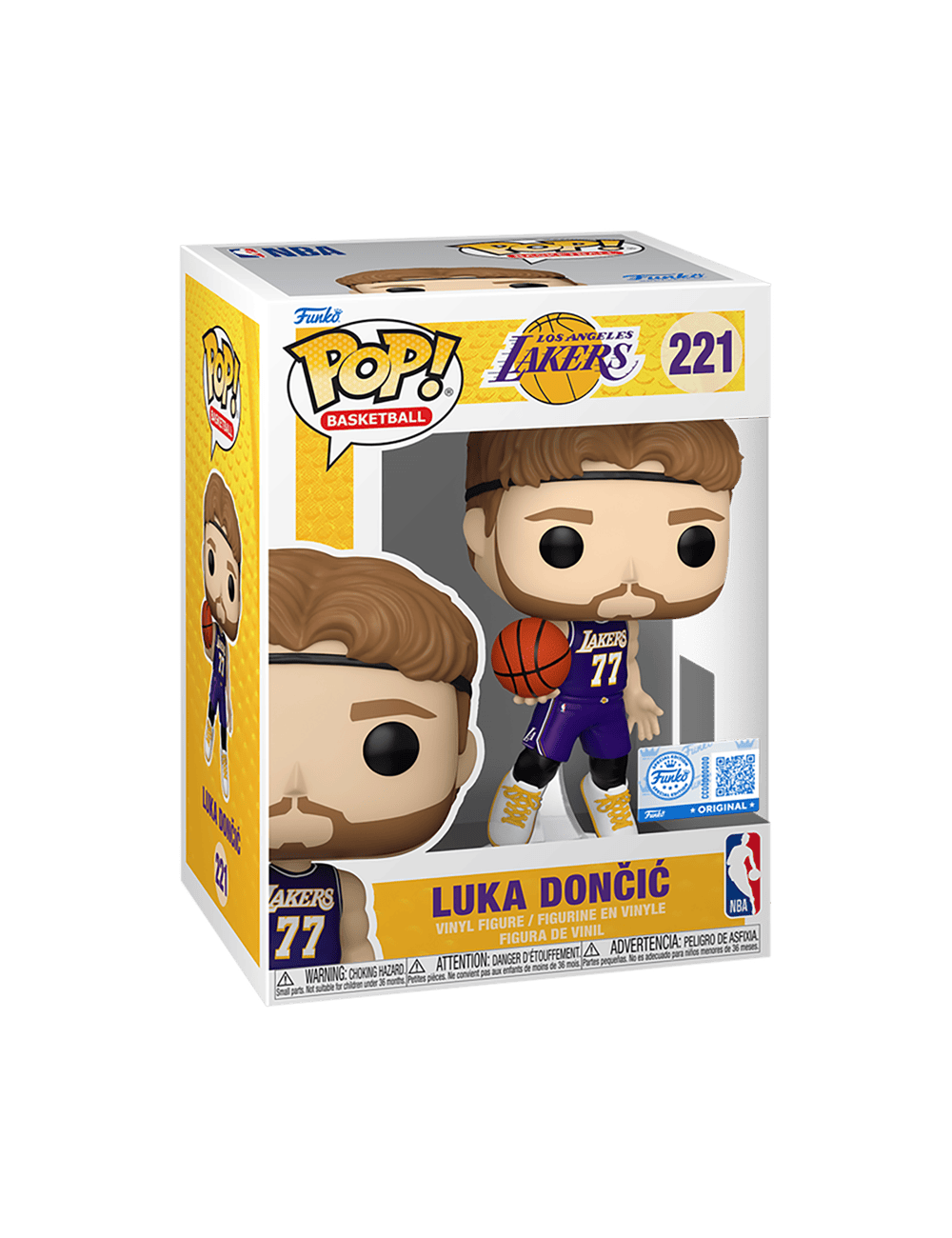 Funko Figures Luka Doncic Los Angeles Lakers Funko NBA Statement Vinyl Pop Figure - 221