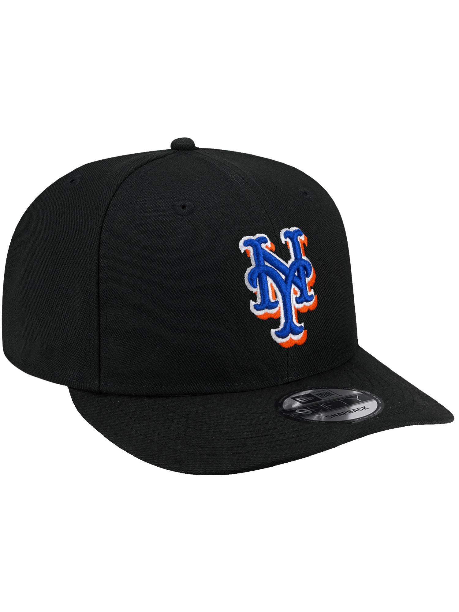 New Era Caps OSFA New York Mets New Era MLB Alt Pre-Curved 9FIFTY Snapback Hat - Black