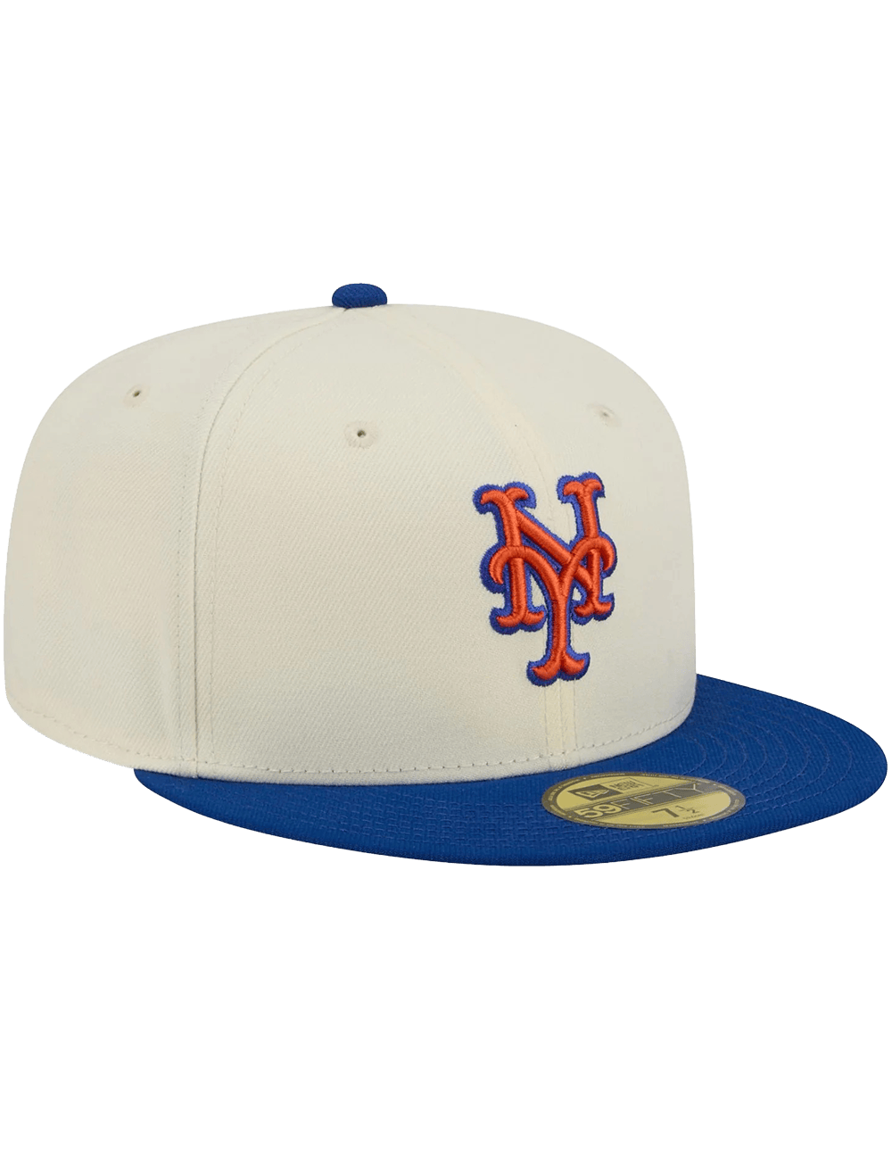 New Era Caps New York Mets New Era MLB Team 2 Tone 59FIFTY Fitted Hat - Chrome