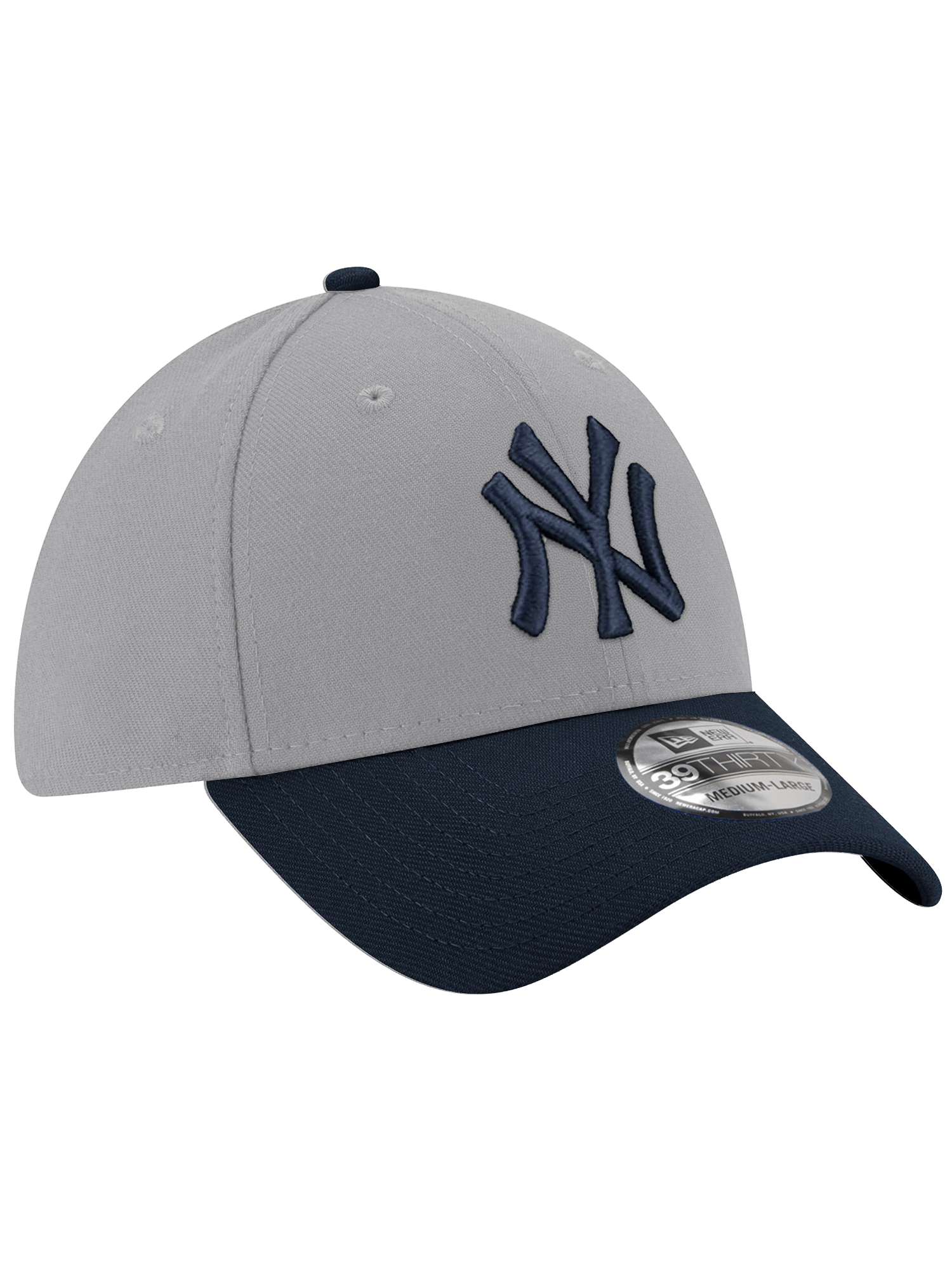 New Era Caps New York Yankees New Era MLB Alt 39THIRTY Stretch-Fit Hat - Grey