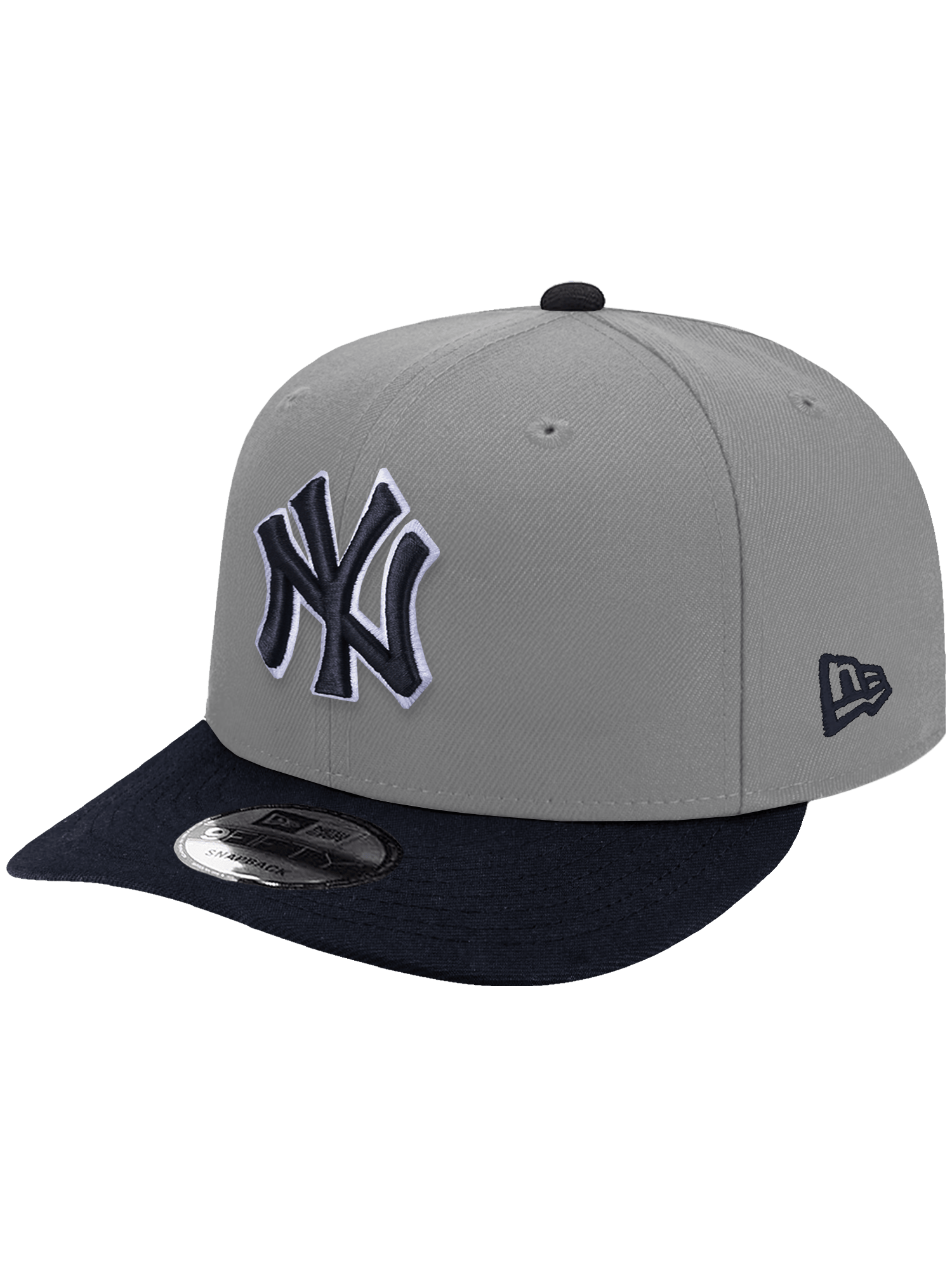 New Era Caps OSFA New York Yankees New Era MLB Alt Pre-Curved 9FIFTY Snapback Hat - Grey