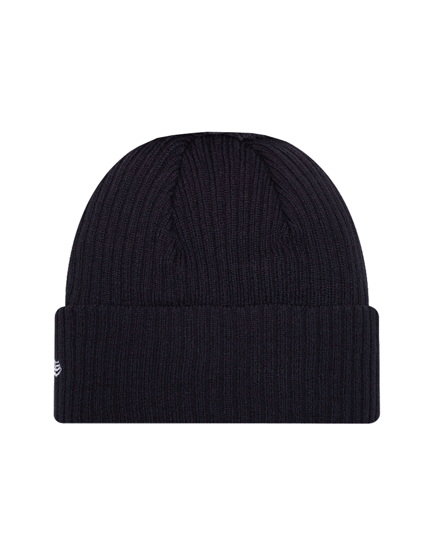 New Era Beanies OSFM New York Yankees New Era MLB Team Ribbed Knit Pomless Beanie - Navy