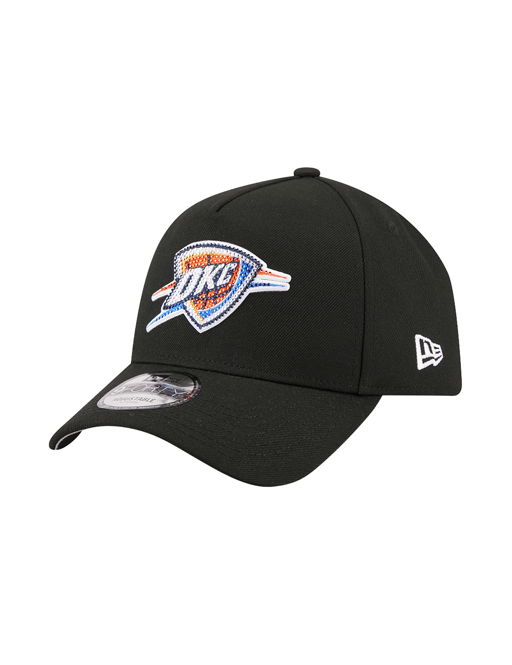 New Era Caps OSFM Oklahoma City Thunder New Era NBA 26 Draft 9FORTY A-Frame Snapback Hat - Black