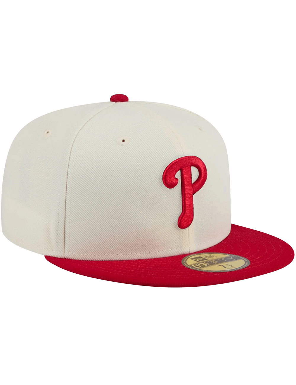 New Era Caps Philadelphia Phillies New Era MLB Team 2 Tone 59FIFTY Fitted Hat - Chrome