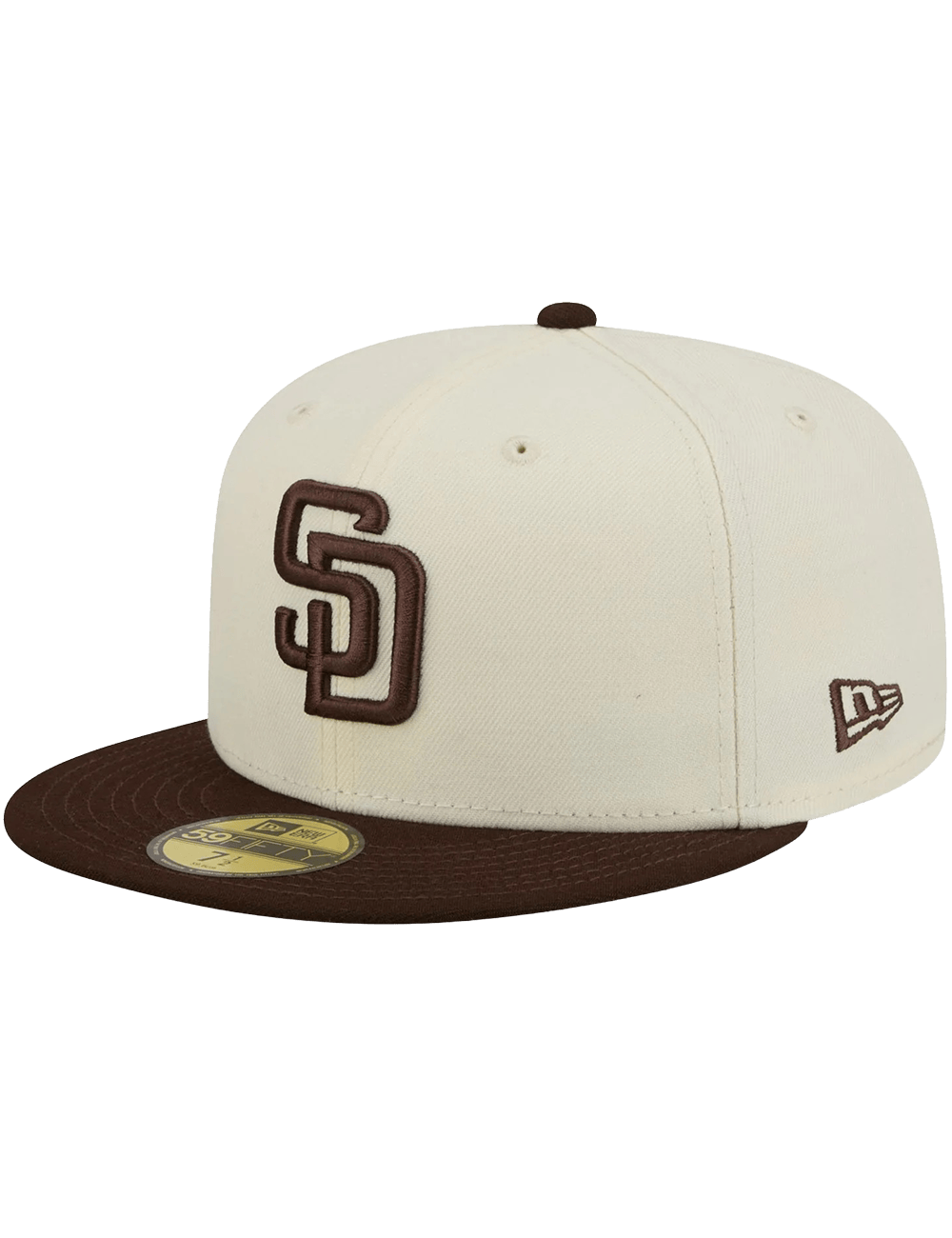 New Era Caps San Diego Padres New Era MLB Team 2 Tone 59FIFTY Fitted Hat - Chrome