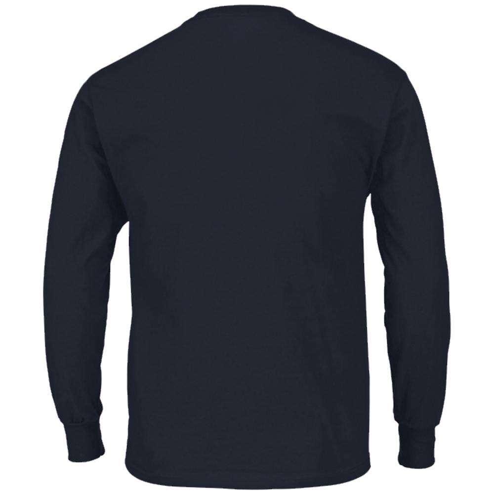 New England Patriots Majestic NFL Flex Long Sleeve T-Shirt - Navy