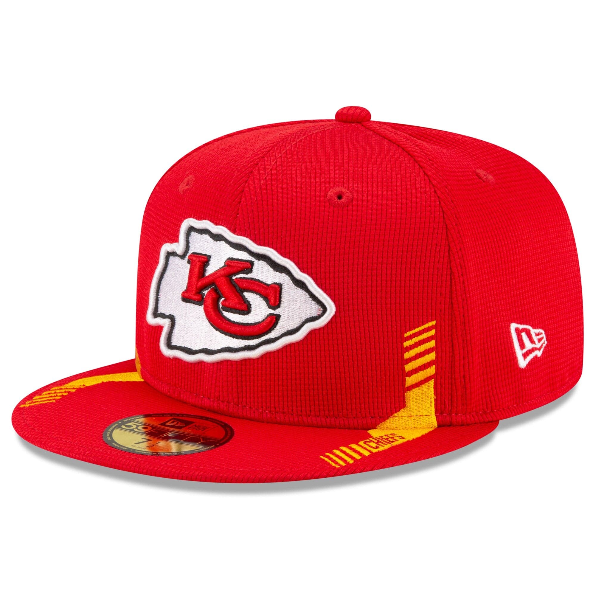 Kansas City Chiefs New Era NFL 2021 Sideline Home 59FIFTY Fitted Hat - Red