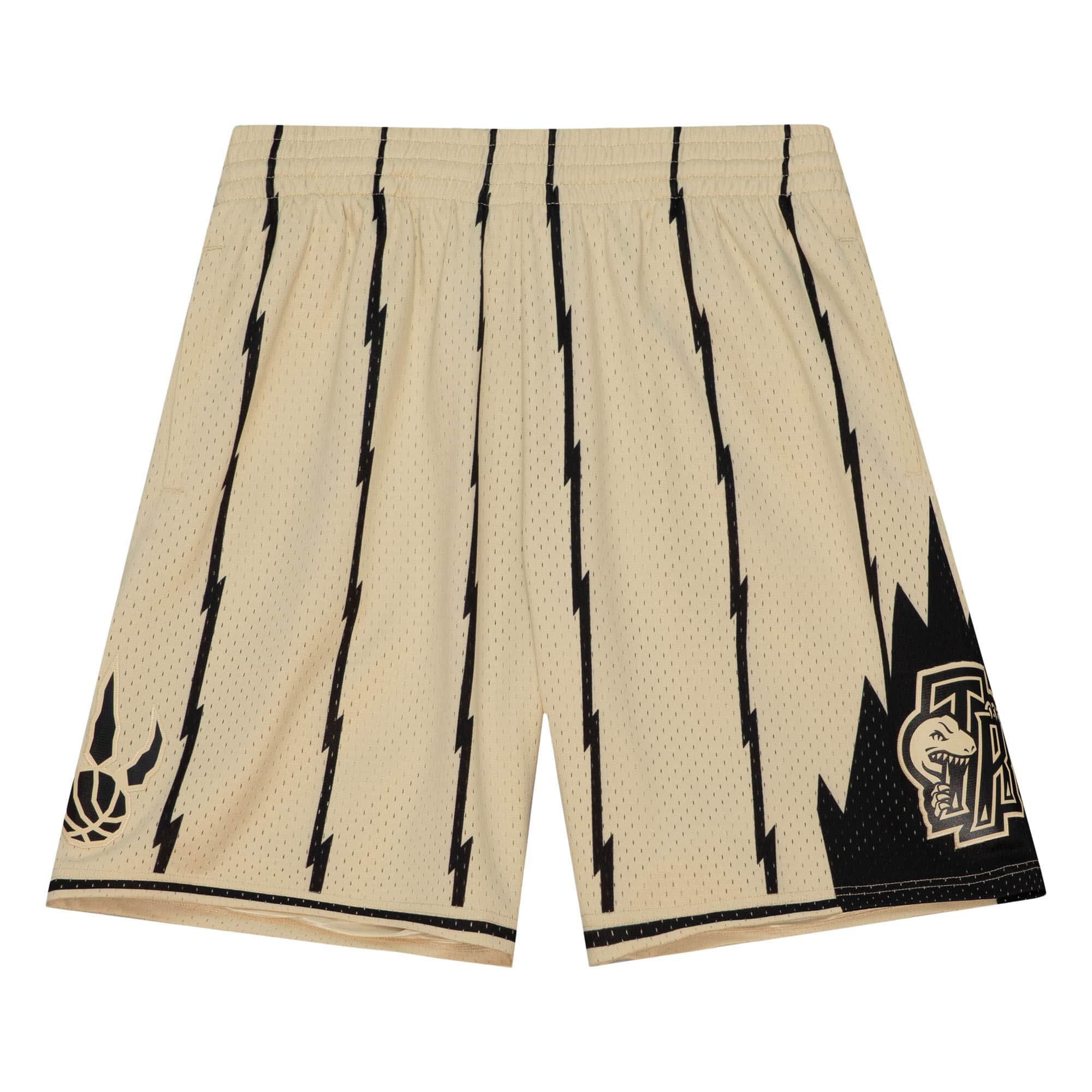 Toronto Raptors Mitchell & Ness NBA Fashion Swingman Shorts - Khaki
