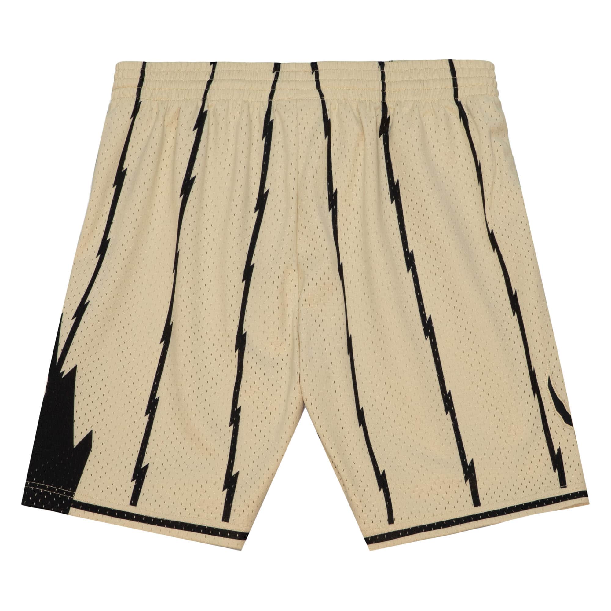 Toronto Raptors Mitchell & Ness NBA Fashion Swingman Shorts - Khaki