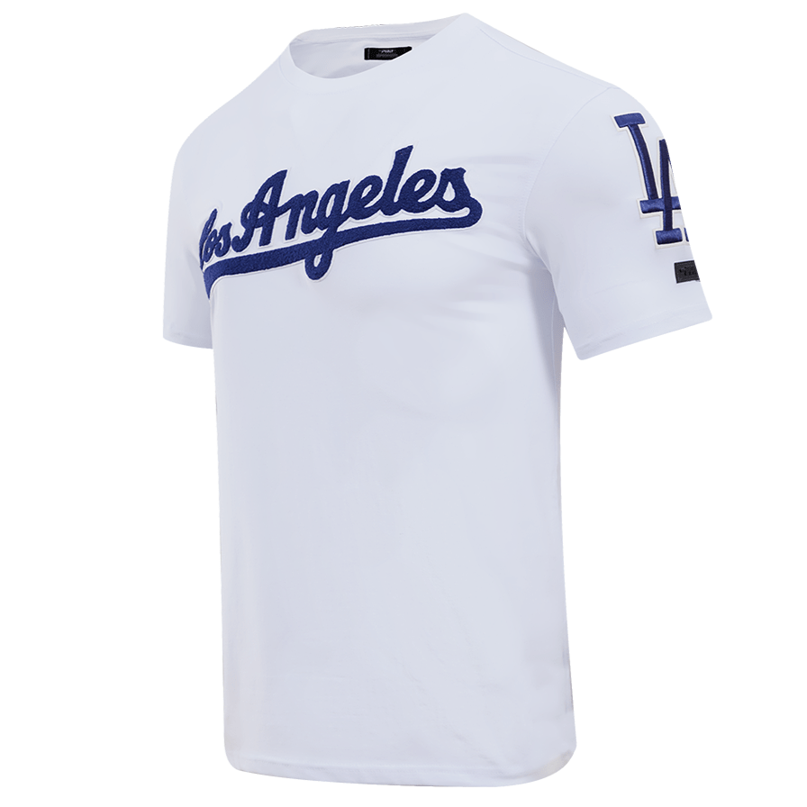 Los Angeles Dodgers Pro Standard MLB Classic Chenille T-Shirt - White