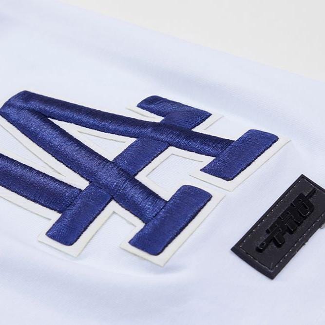 Los Angeles Dodgers Pro Standard MLB Classic Chenille T-Shirt - White