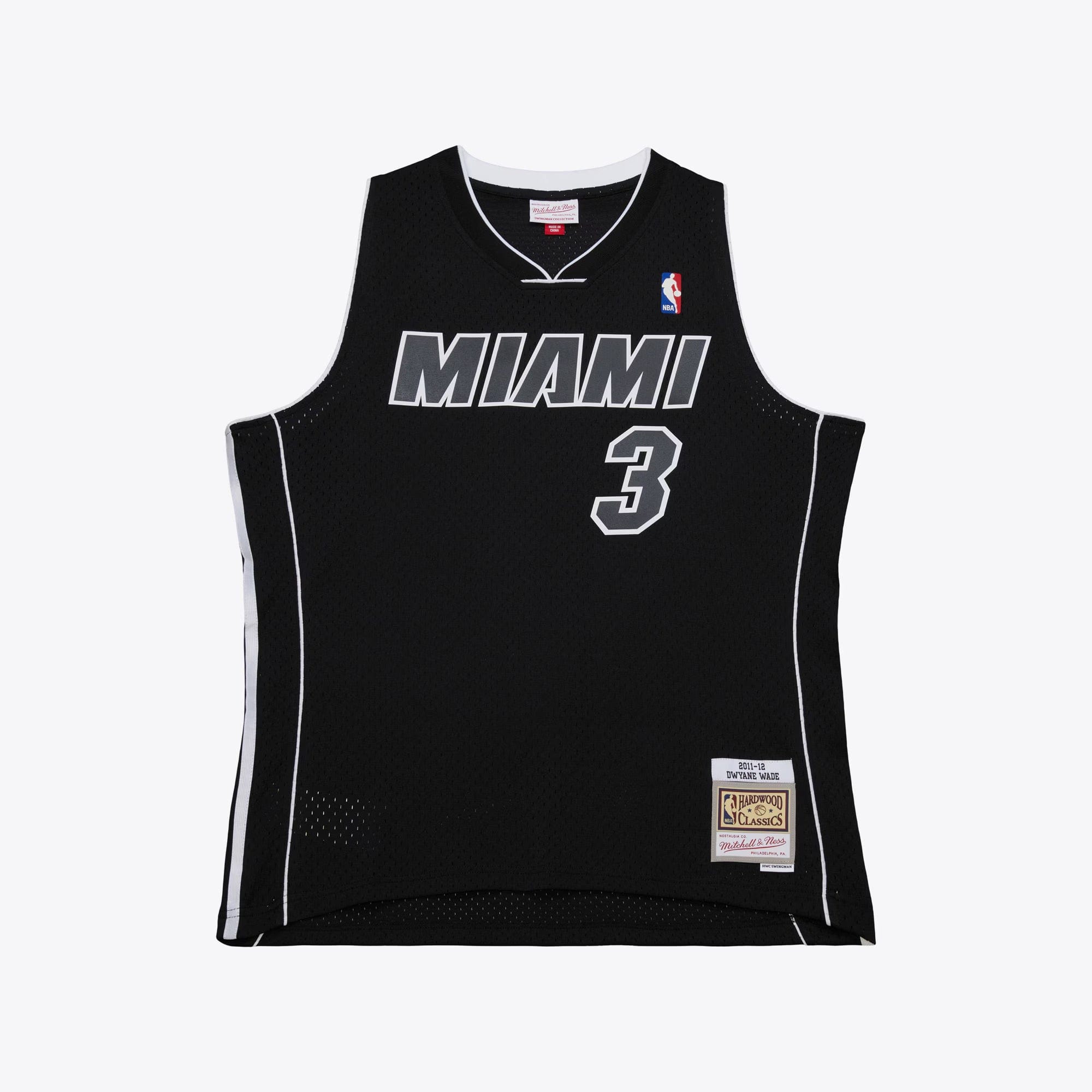 Dwyane Wade Miami Heat Mitchell & Ness NBA 2011 Swingman Jersey - Black