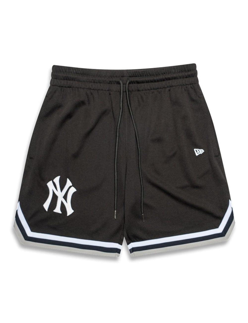 New York Yankees New Era MLB Mesh Court Shorts - Black