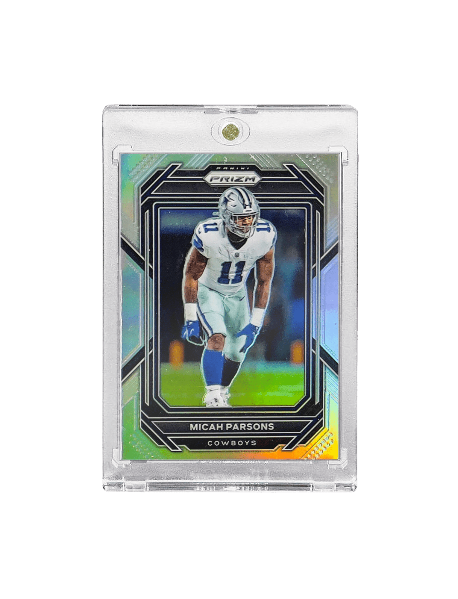 Micah Parsons Dallas Cowboys Panini NFL Prizm 22 Silver 82 Card