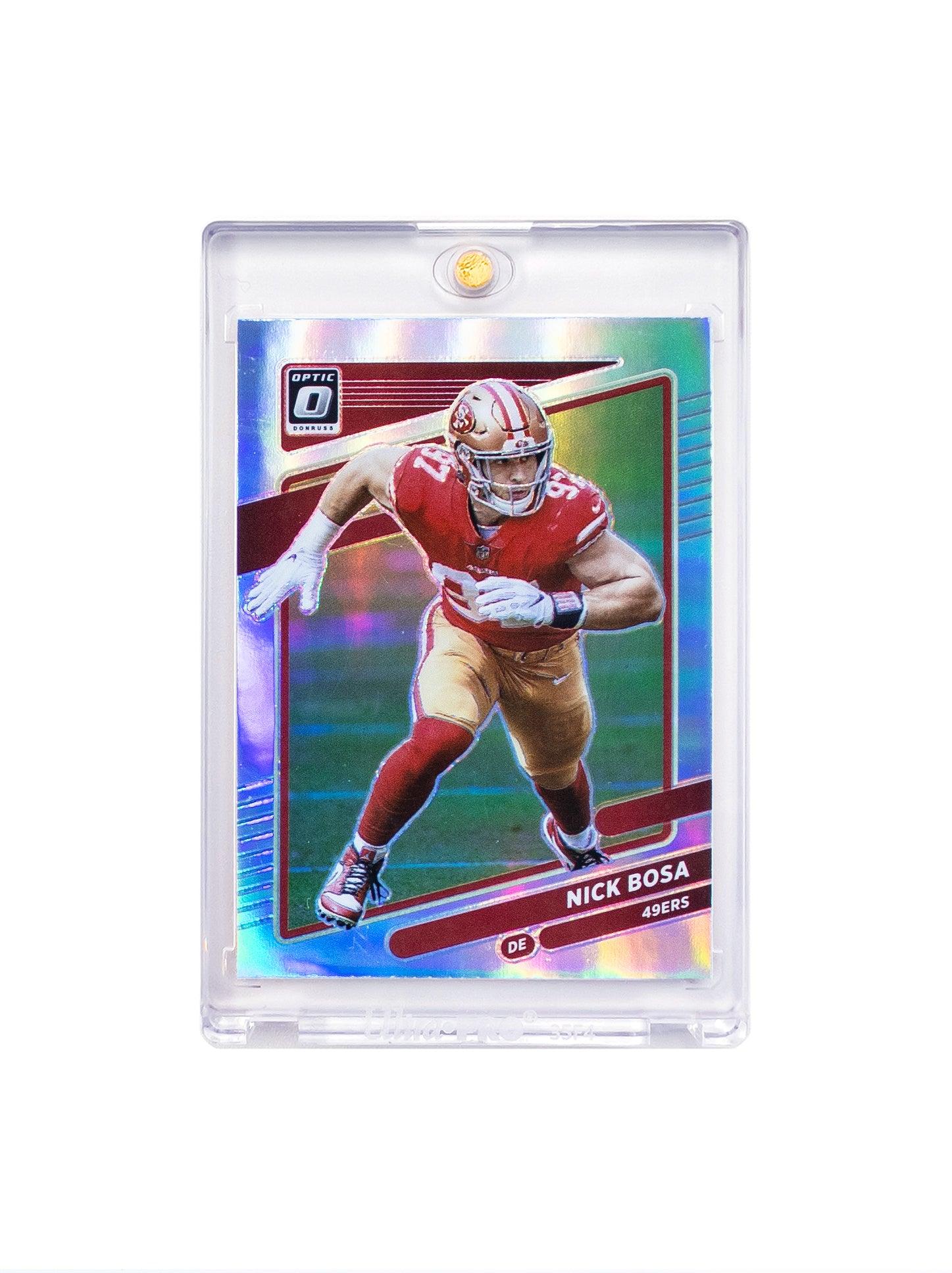 Nick Bosa San Francisco 49ers Panini NFL Optic 21 Silver Holo Card