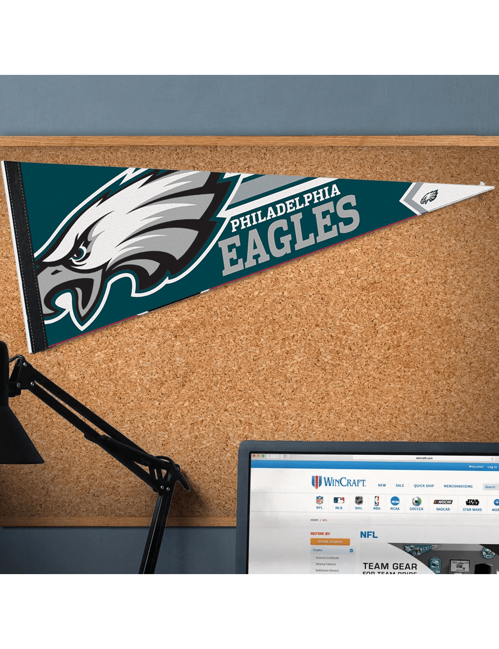 Philadelphia Eagles Wincraft NFL Team Premium 12" x 30" Pennant