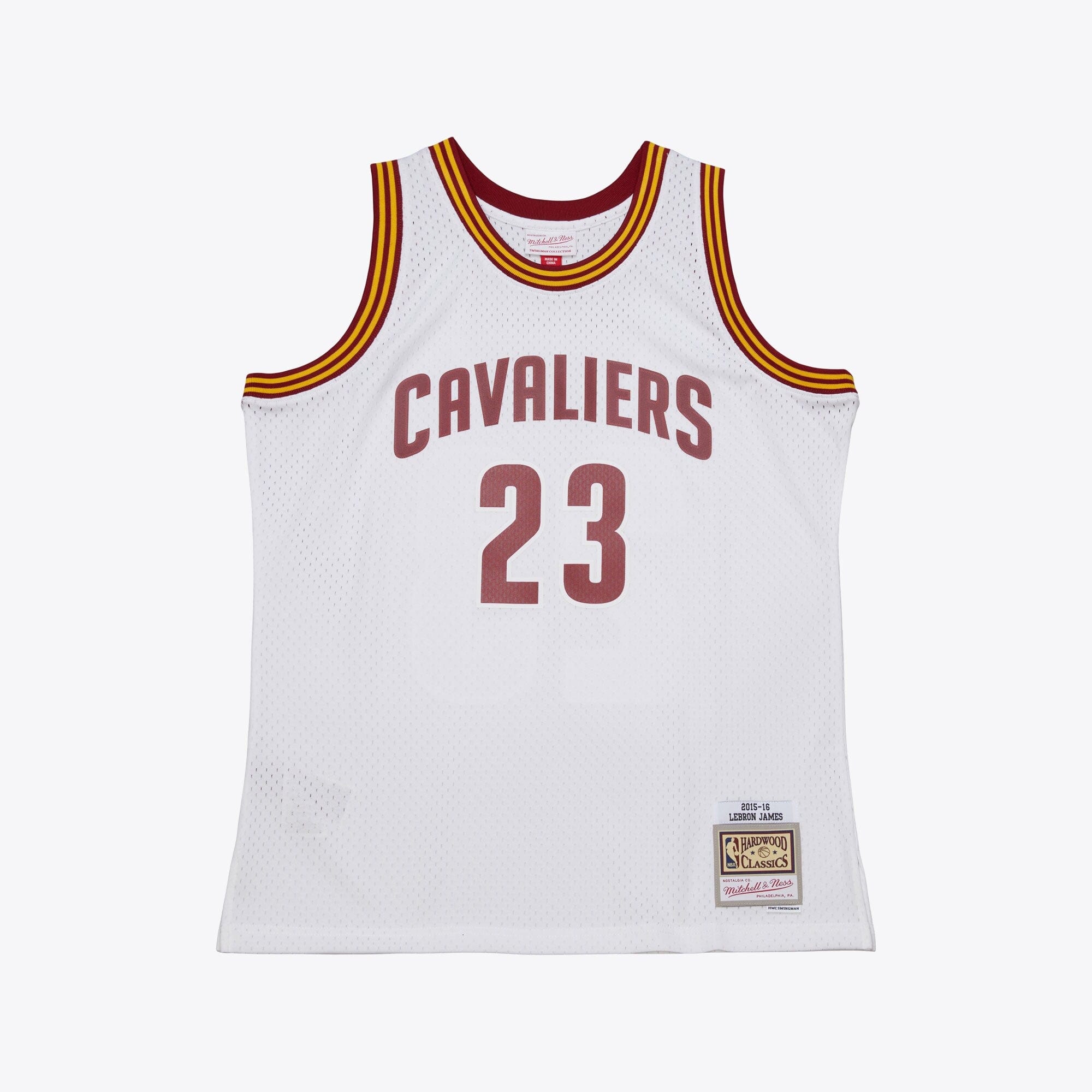 LeBron James Cleveland Cavaliers Mitchell & Ness NBA 2015 Swingman Jersey - White