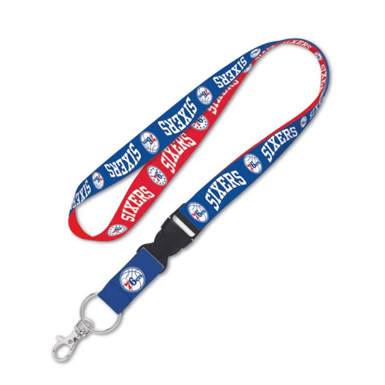 Philadelphia 76ers Wincraft NBA Team Detachable Key Lanyard