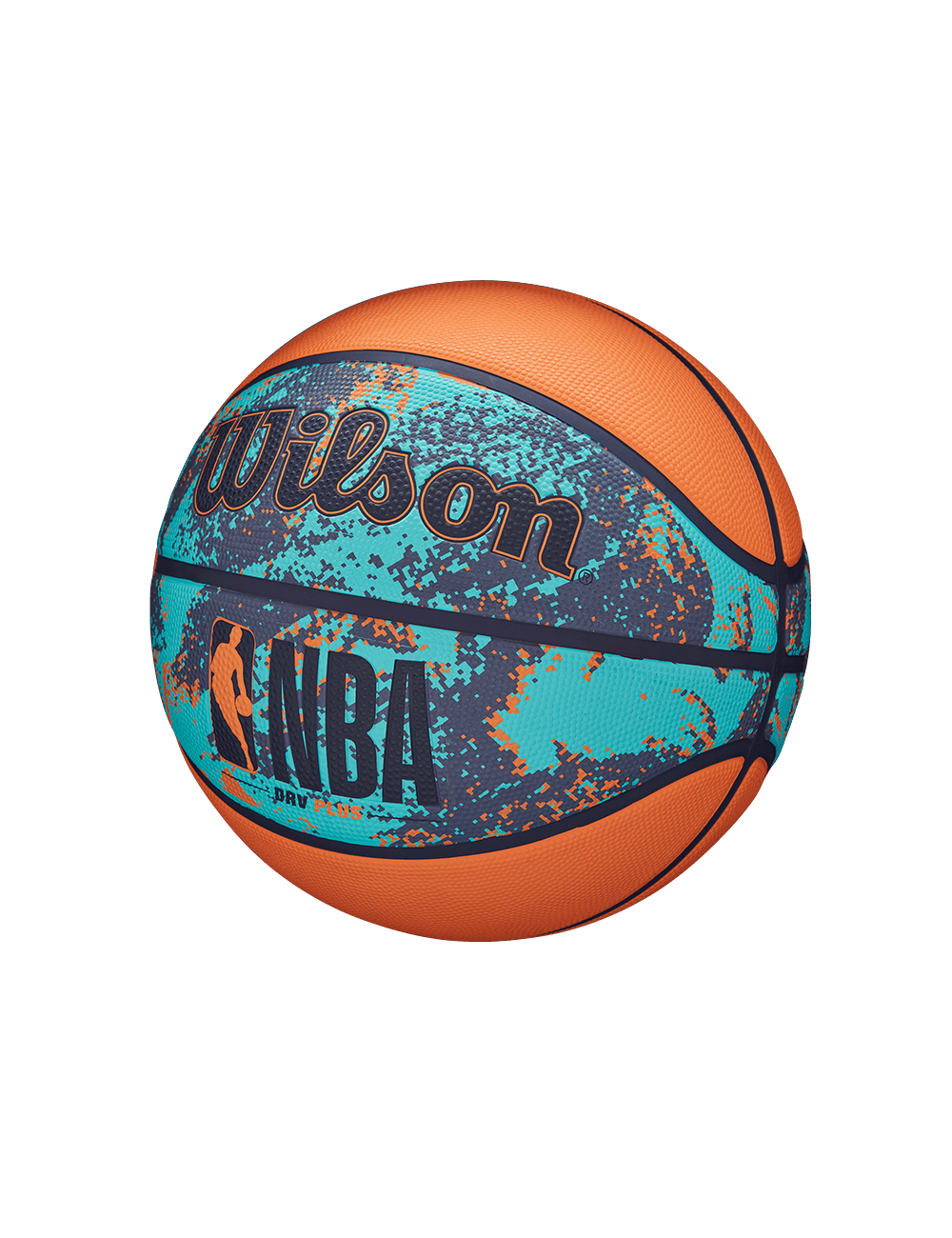 Youths NBA DRV Plus Orange Vibe Plus Wilson Basketball Ball - Size 5