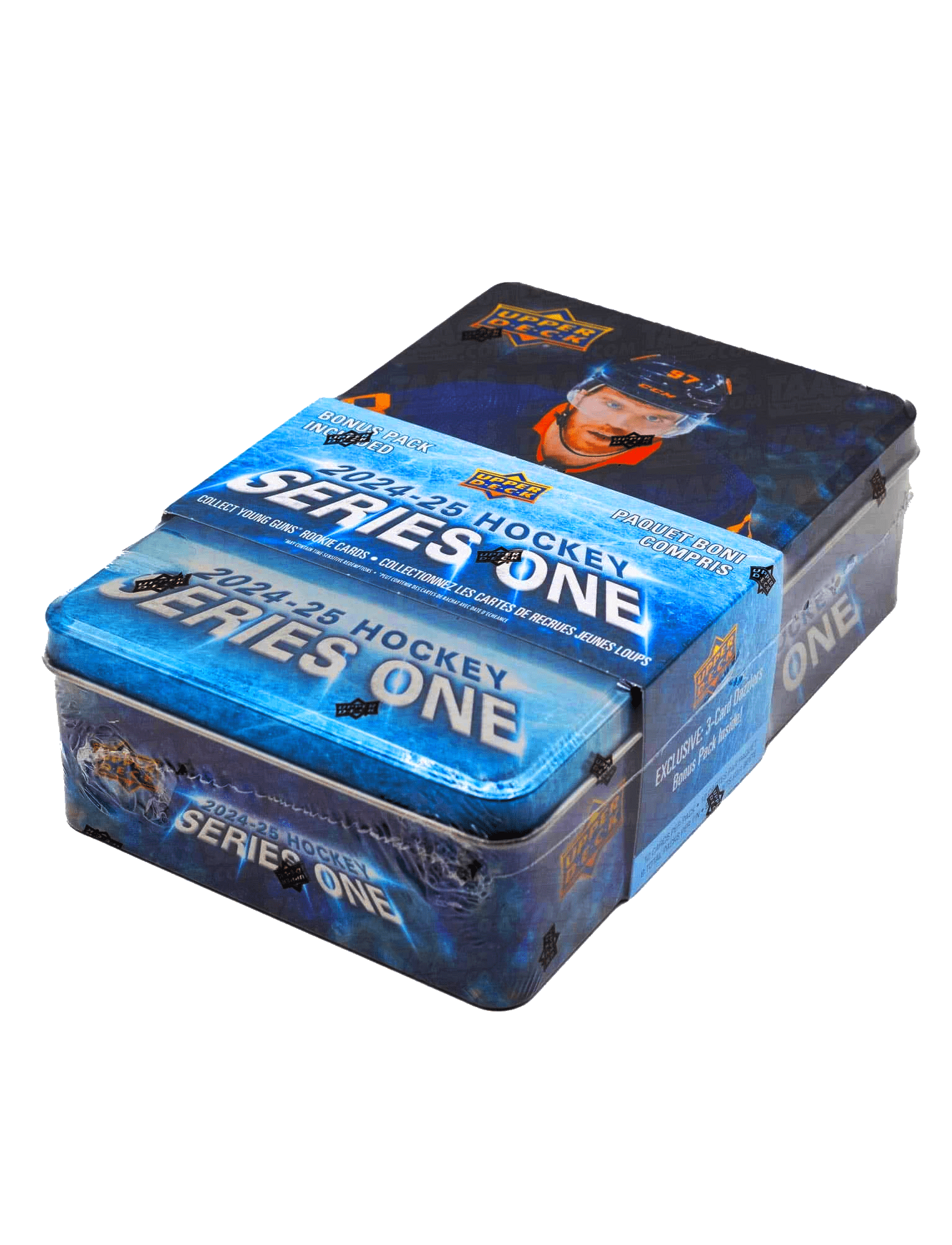 Upper Deck Cards 2024-25 Upper Deck NHL Series 1 Hockey Trading Card Tin