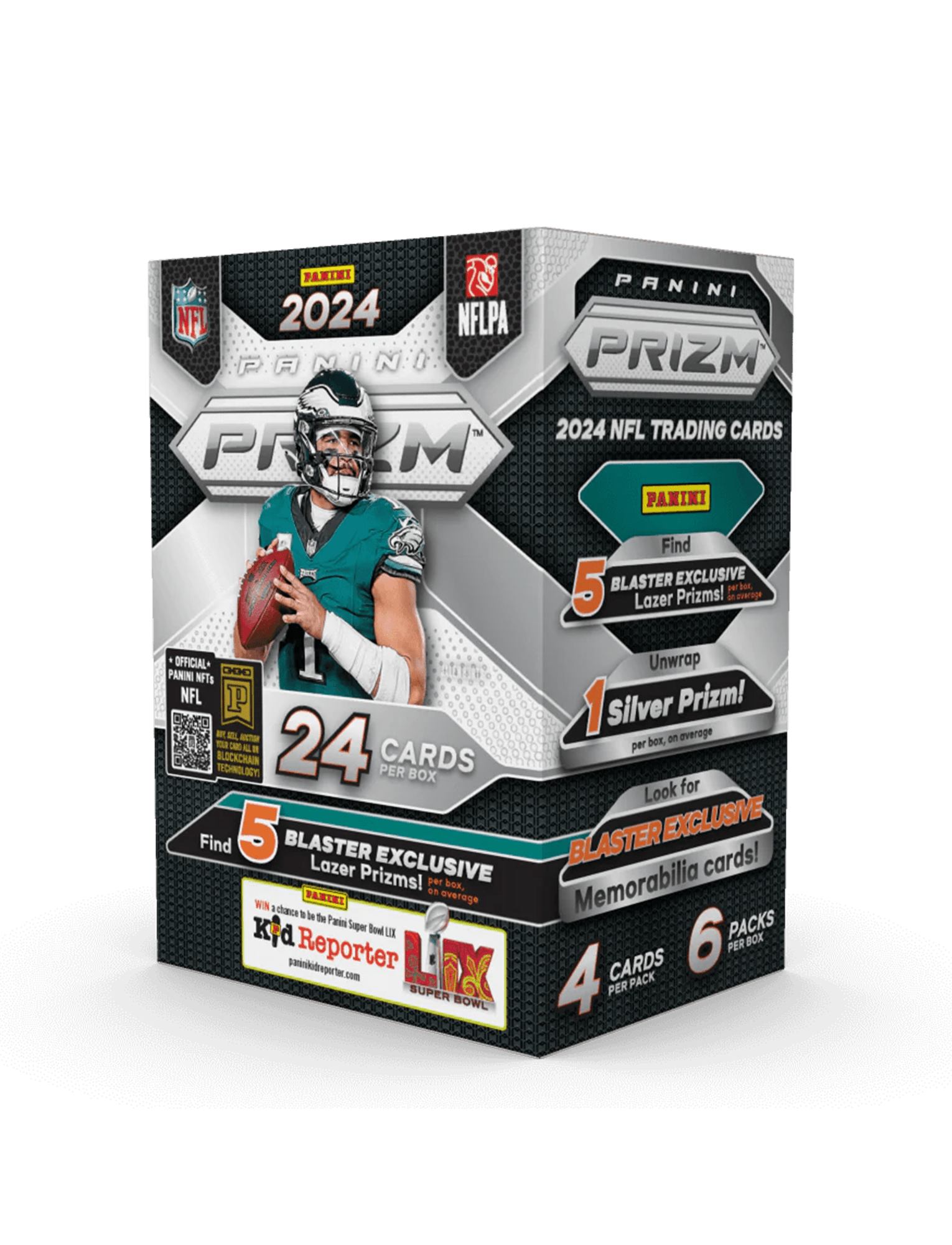 Panini Cards 2024 Panini NFL Prizm Football Trading Card Blaster Box