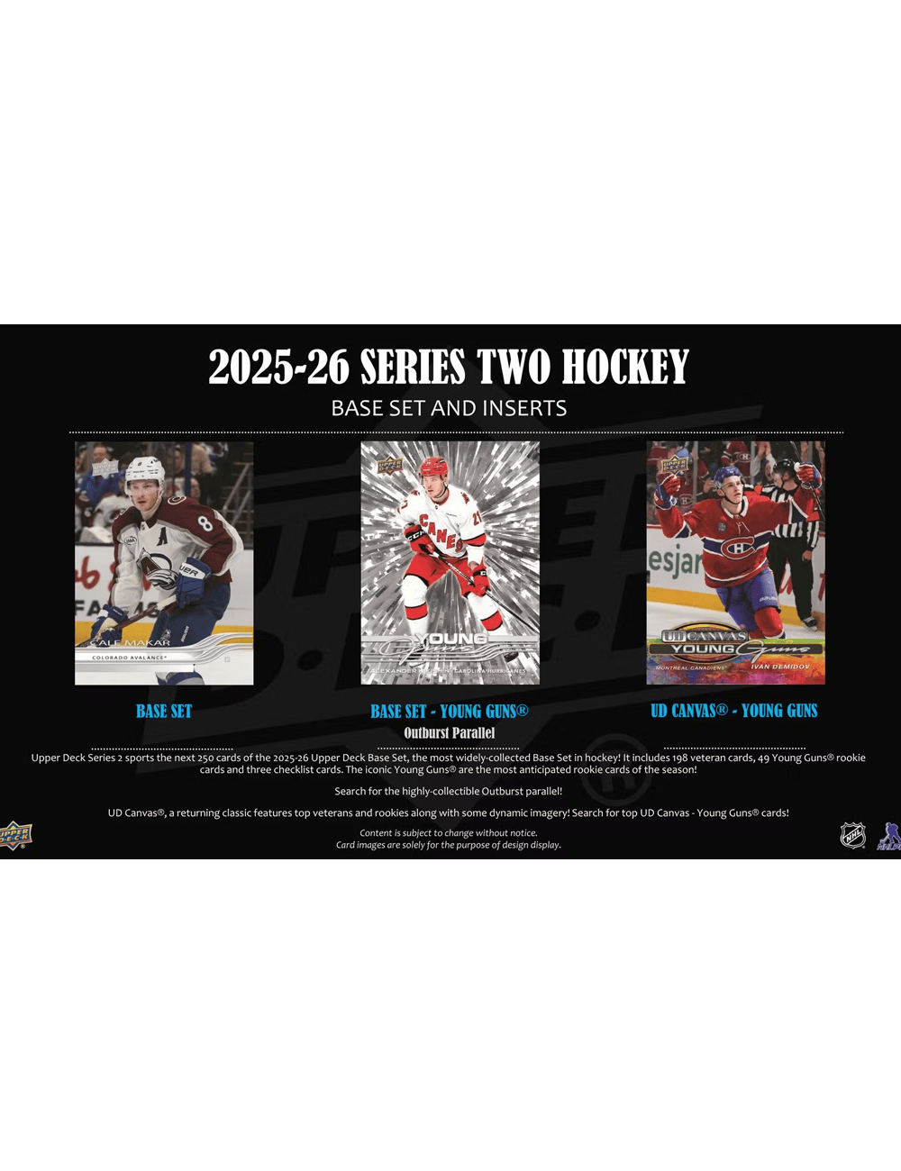 Upper Deck Cards 2025-26 Upper Deck NHL Series 2 Hockey Trading Card Blaster Pack