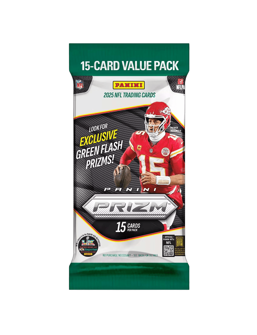 Panini Cards 2025 Panini NFL Prizm Football Trading Card Value Fat Pack