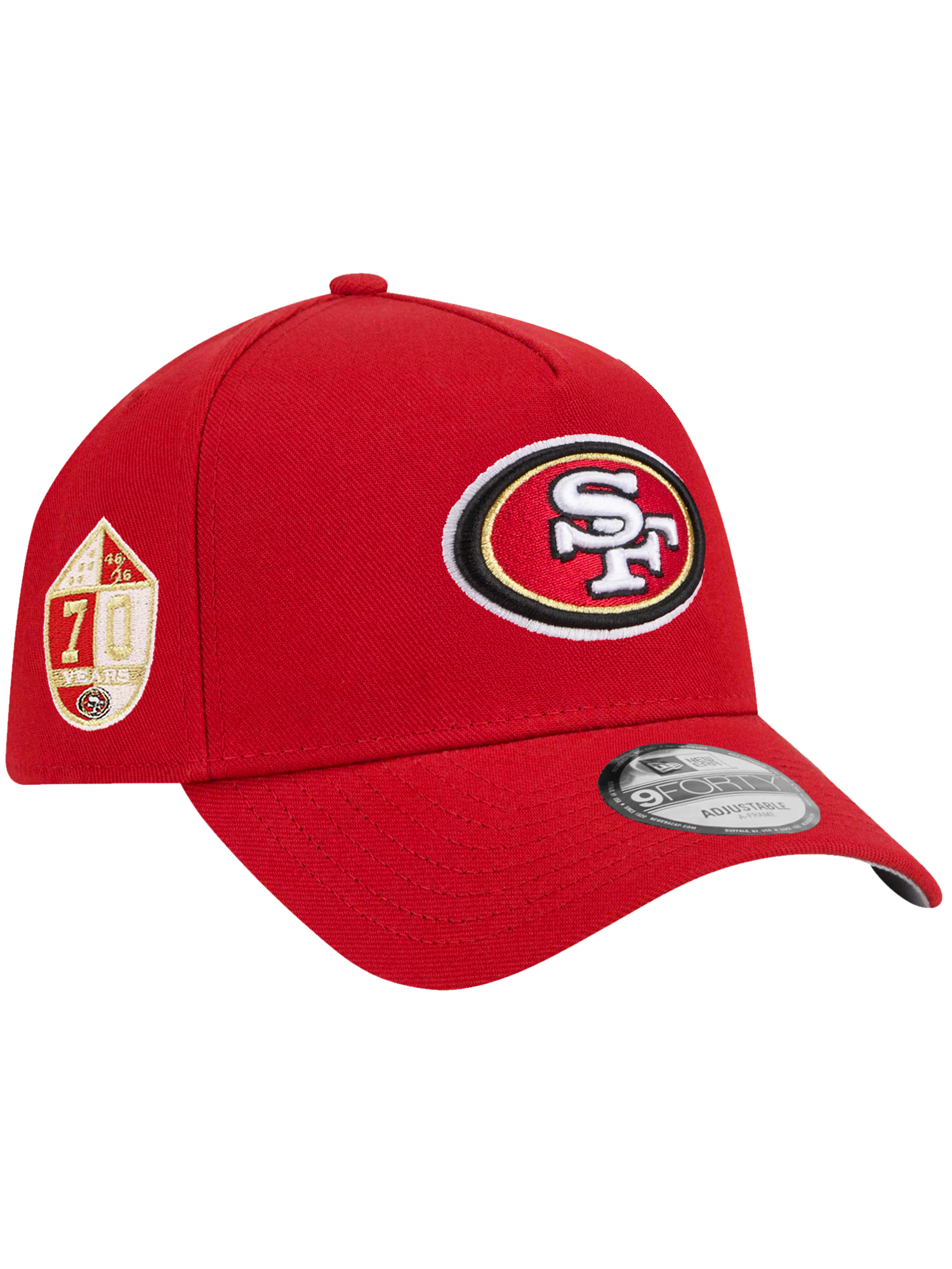 San Francisco 49ers New Era NFL Team 9FORTY A-Frame Snapback Hat - Red