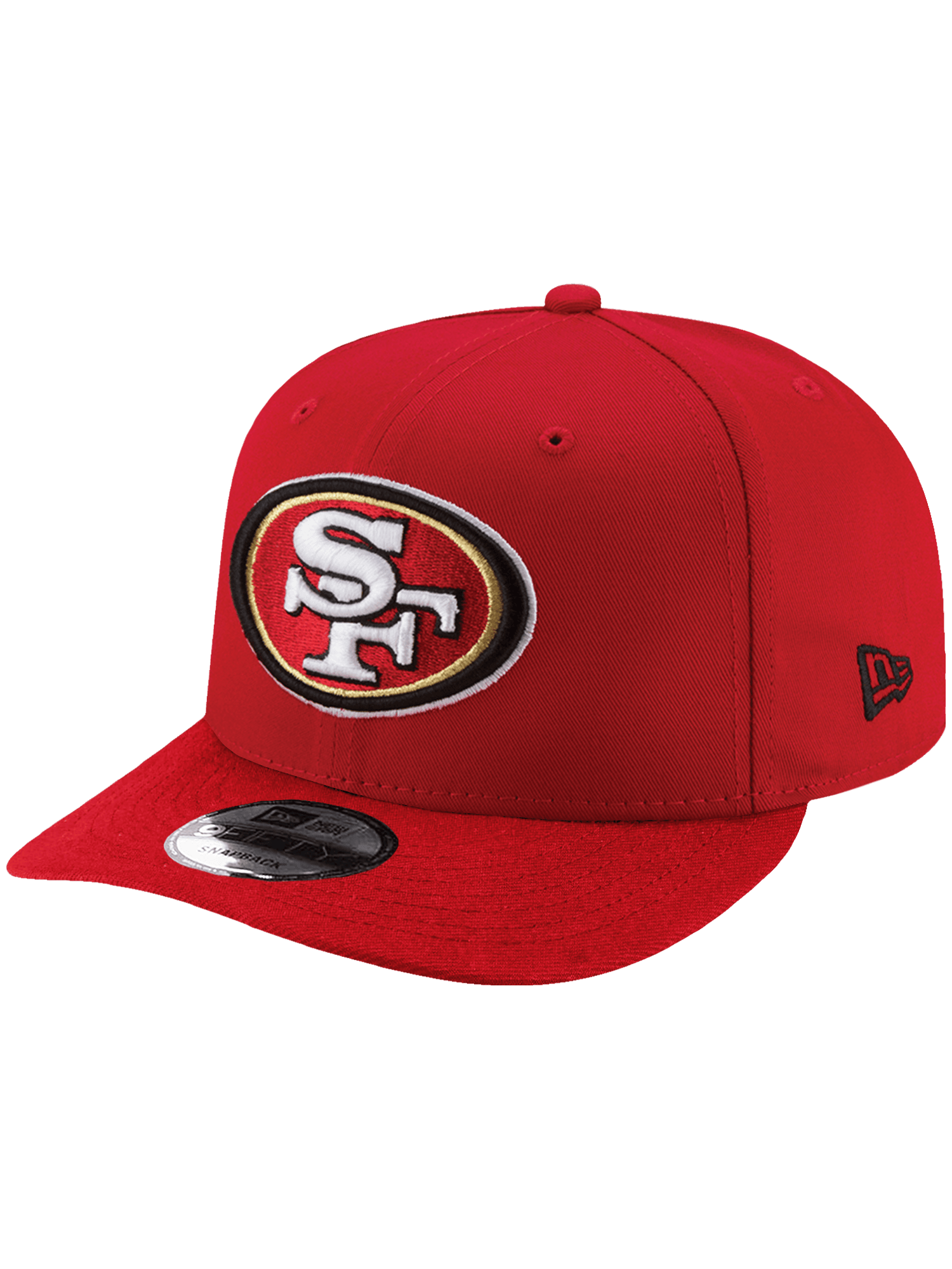 San Francisco 49ers New Era NFL Team 9FIFTY Pre-Curved Snapback Hat - Red