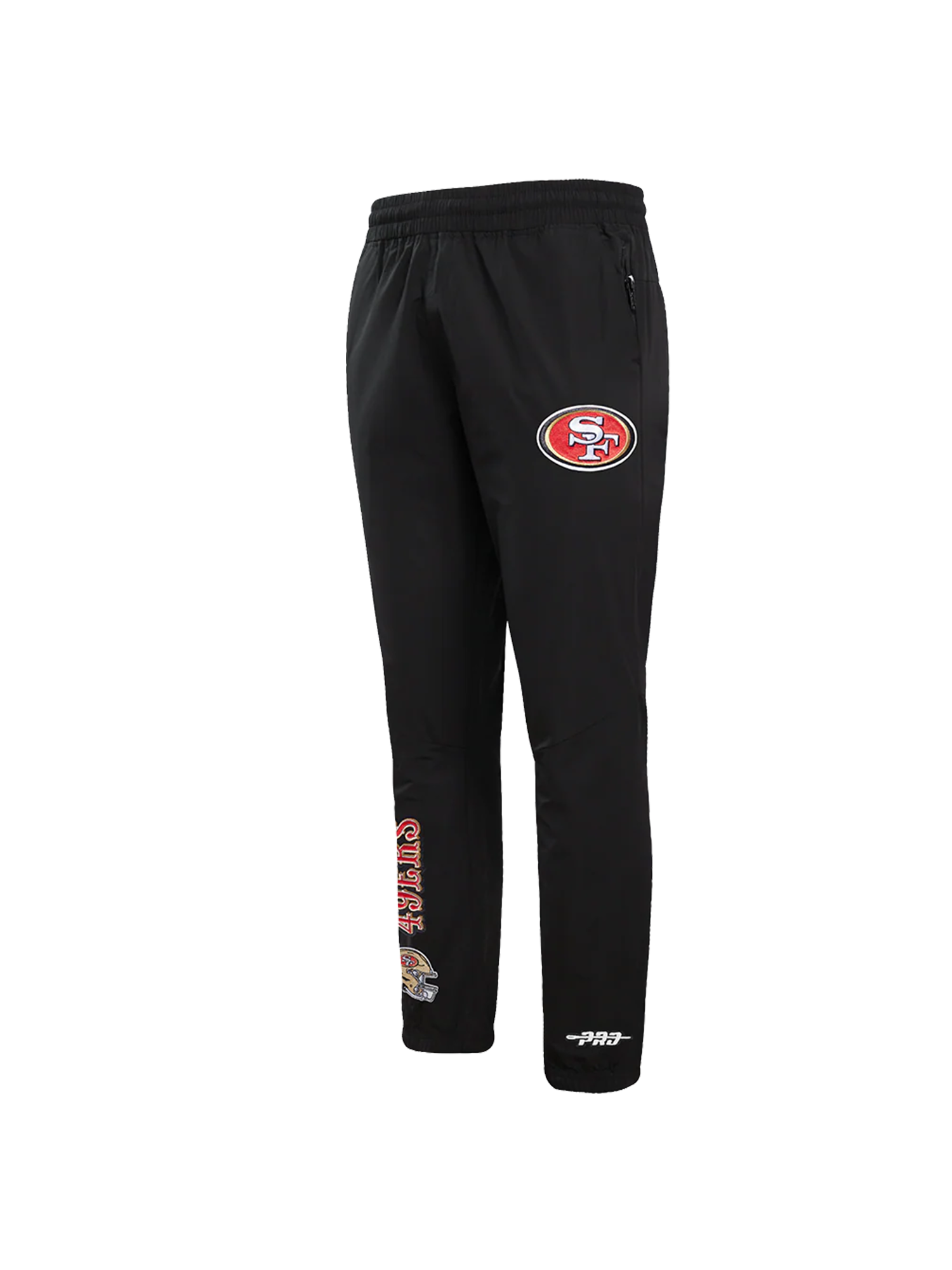 San Francisco 49ers Pro Standard NFL Classic Woven Wind Pants - Black